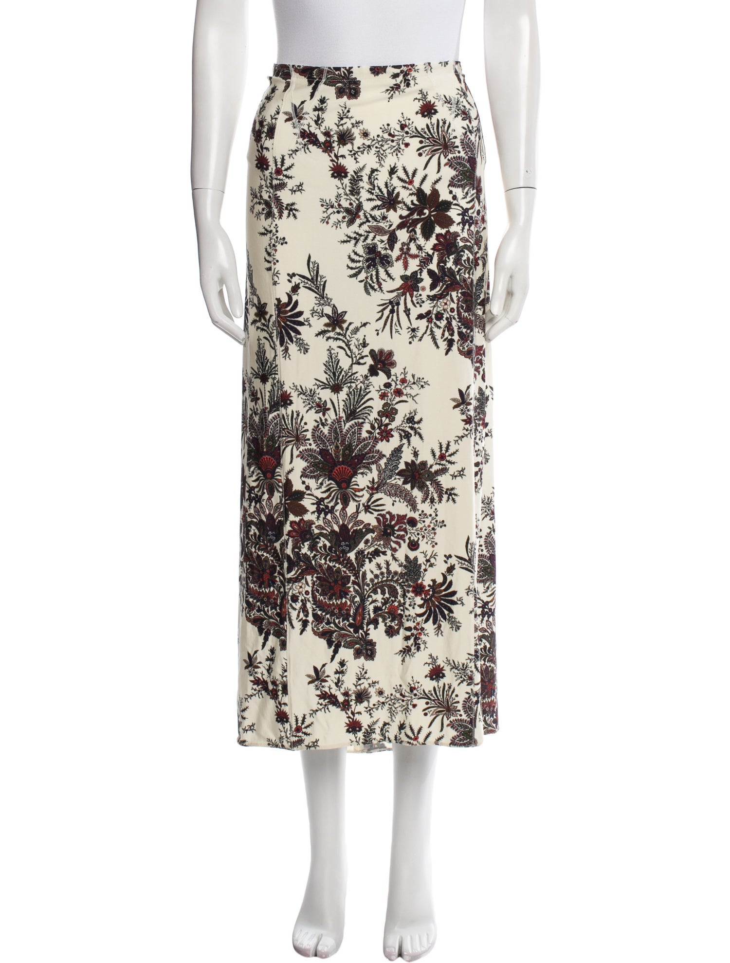 Paco Rabanne Printed Midi Length Skirt