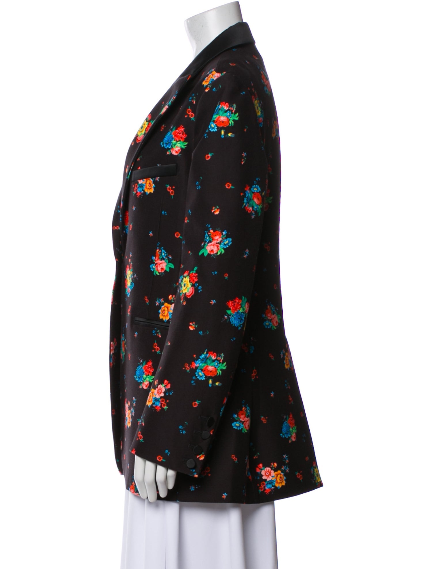 Paco Rabanne Floral Print Blazer