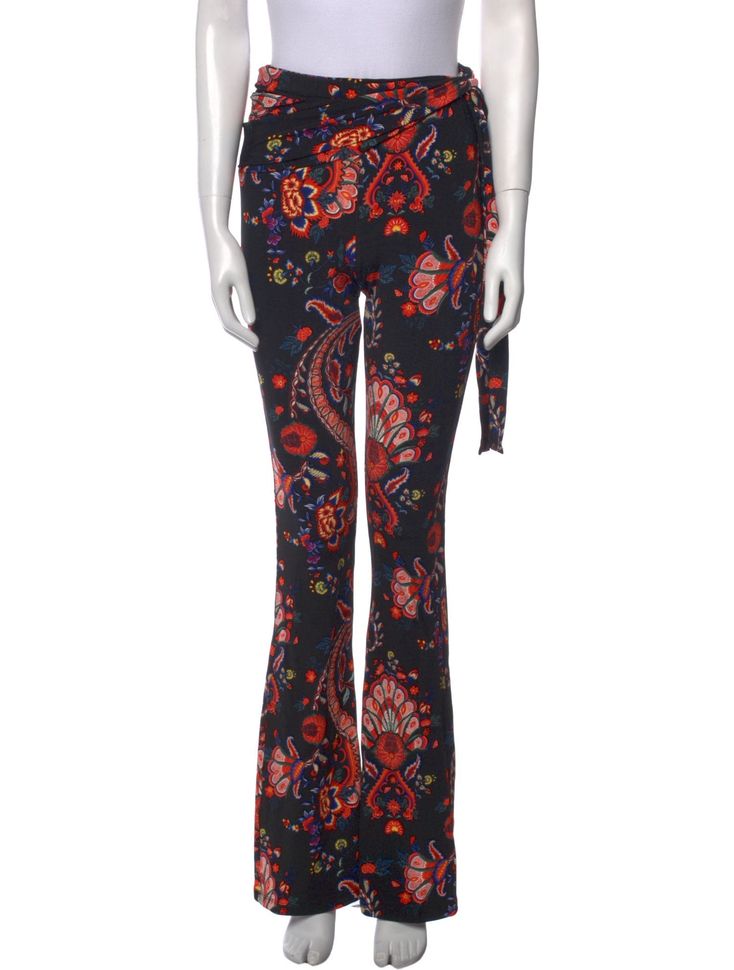 Paco Rabanne Floral Print Wide Leg Pants w/ Tags