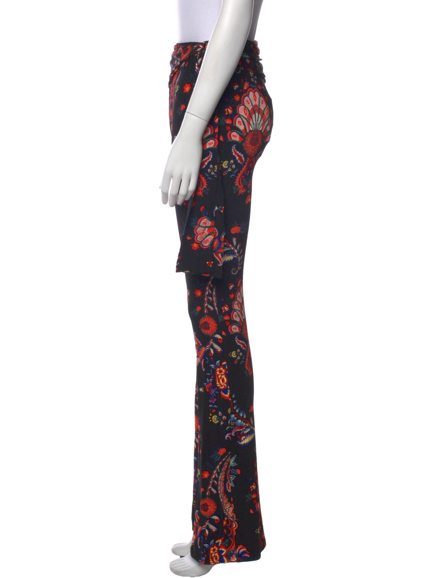 Paco Rabanne Floral Print Wide Leg Pants w/ Tags