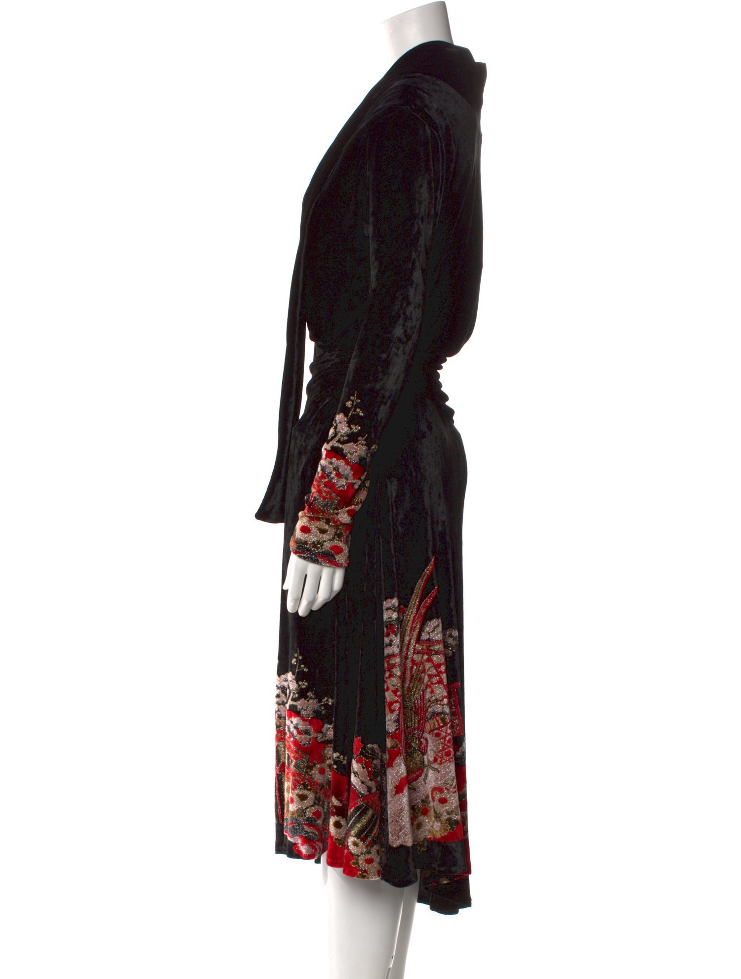 Paco Rabanne Printed Long Dress
