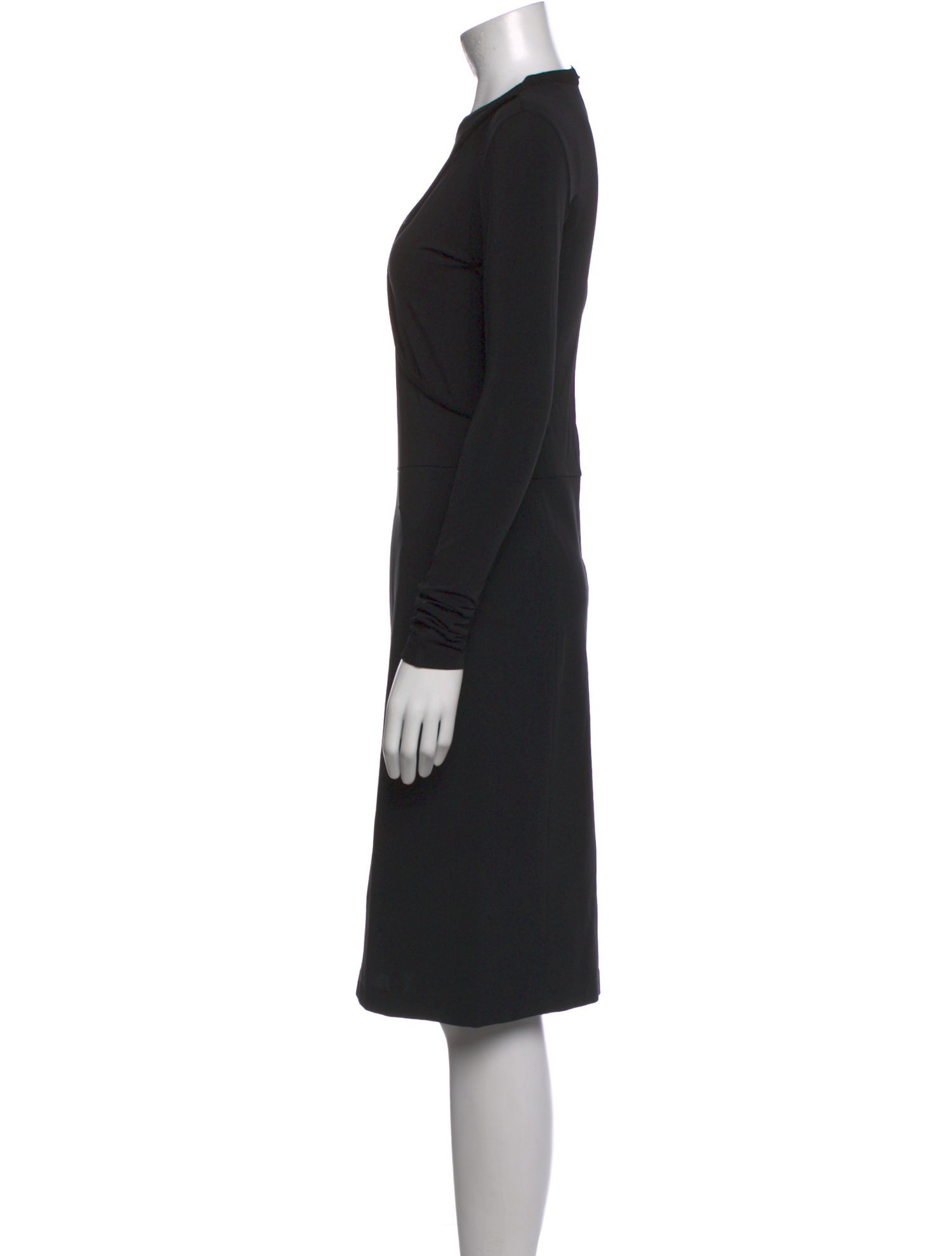 Paco Rabanne Crew Neck Knee-Length Dress