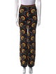 Paco Rabanne Floral Print Wide Leg Pants