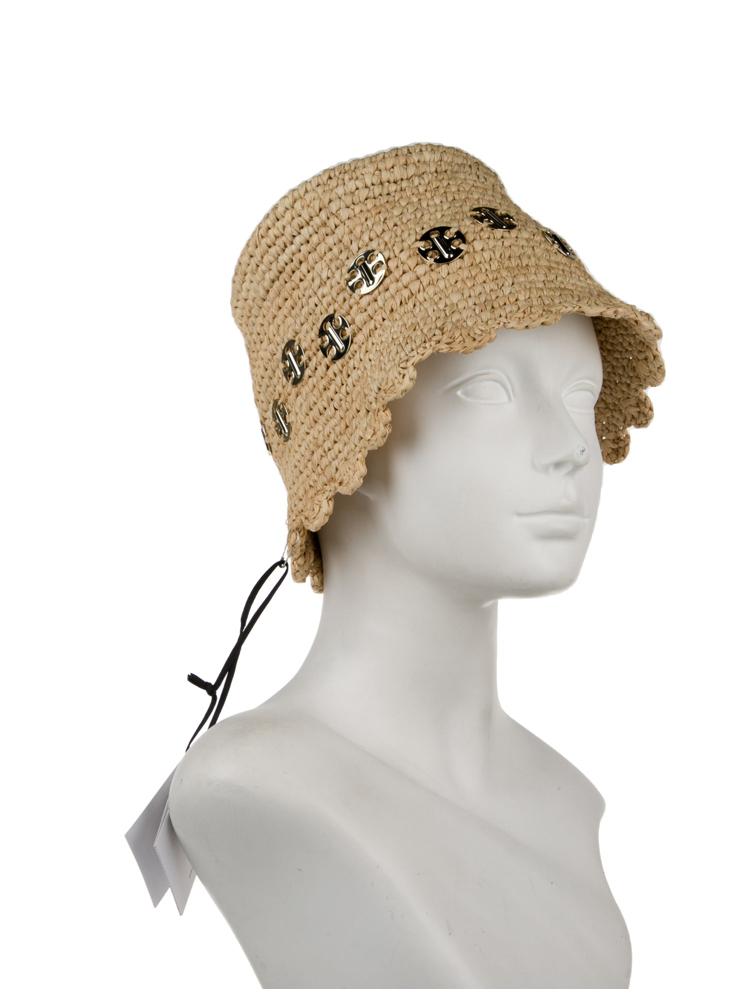 Paco Rabanne Straw Woven Bucket Hat w/Tags