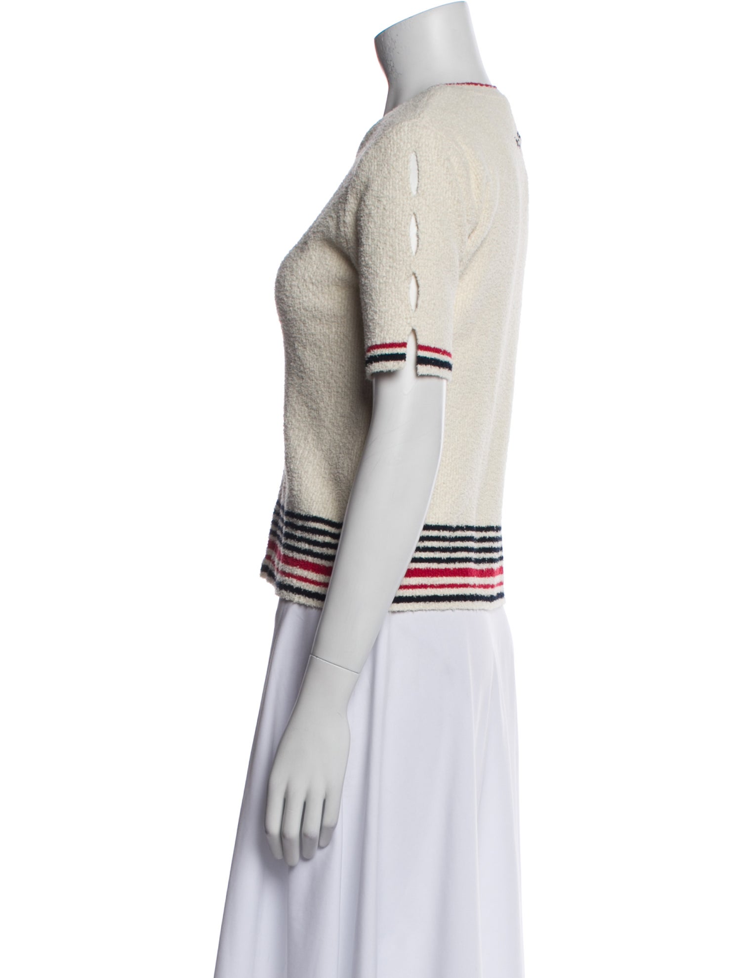 Paco Rabanne Wool Striped Top