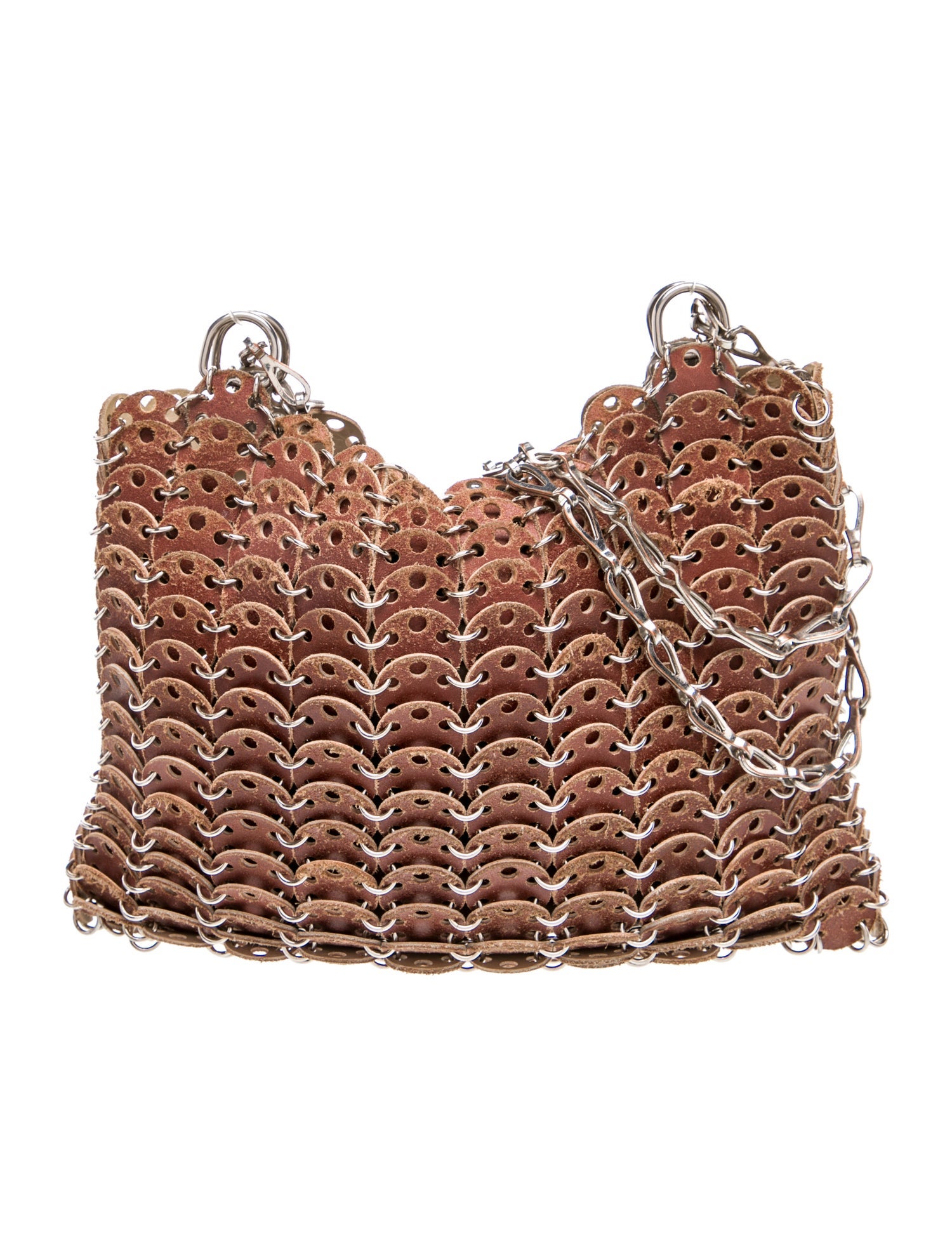 Paco Rabanne Leather Minaudière