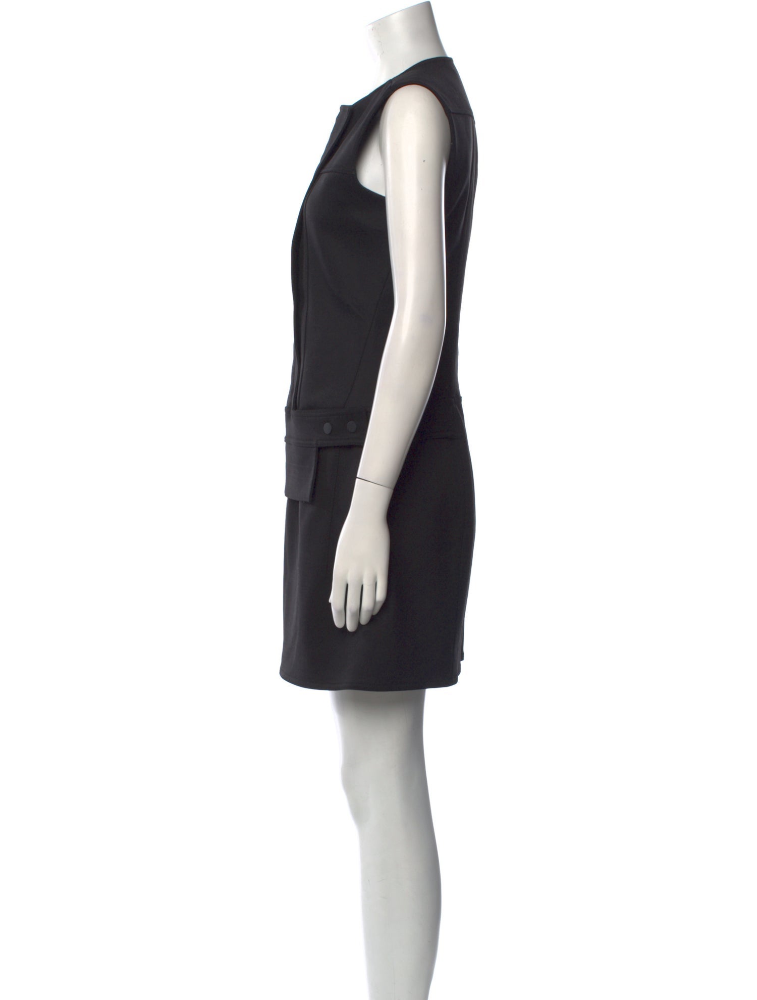 Paco Rabanne Virgin Wool Mini Dress