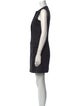 Paco Rabanne Virgin Wool Mini Dress