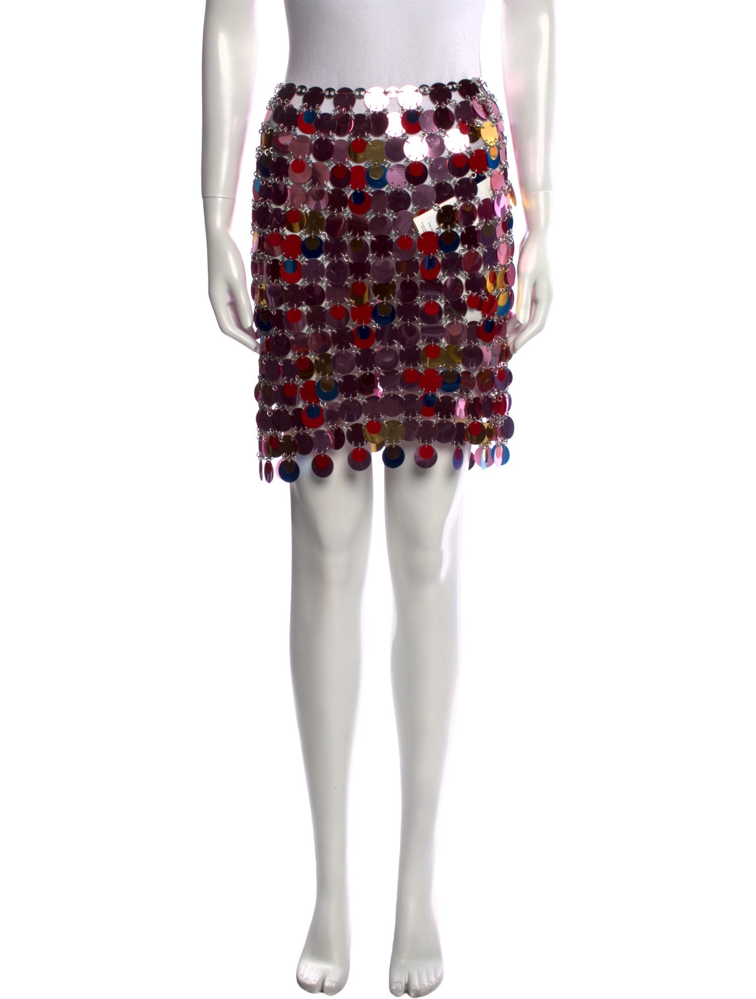 Paco Rabanne Printed Mini Skirt