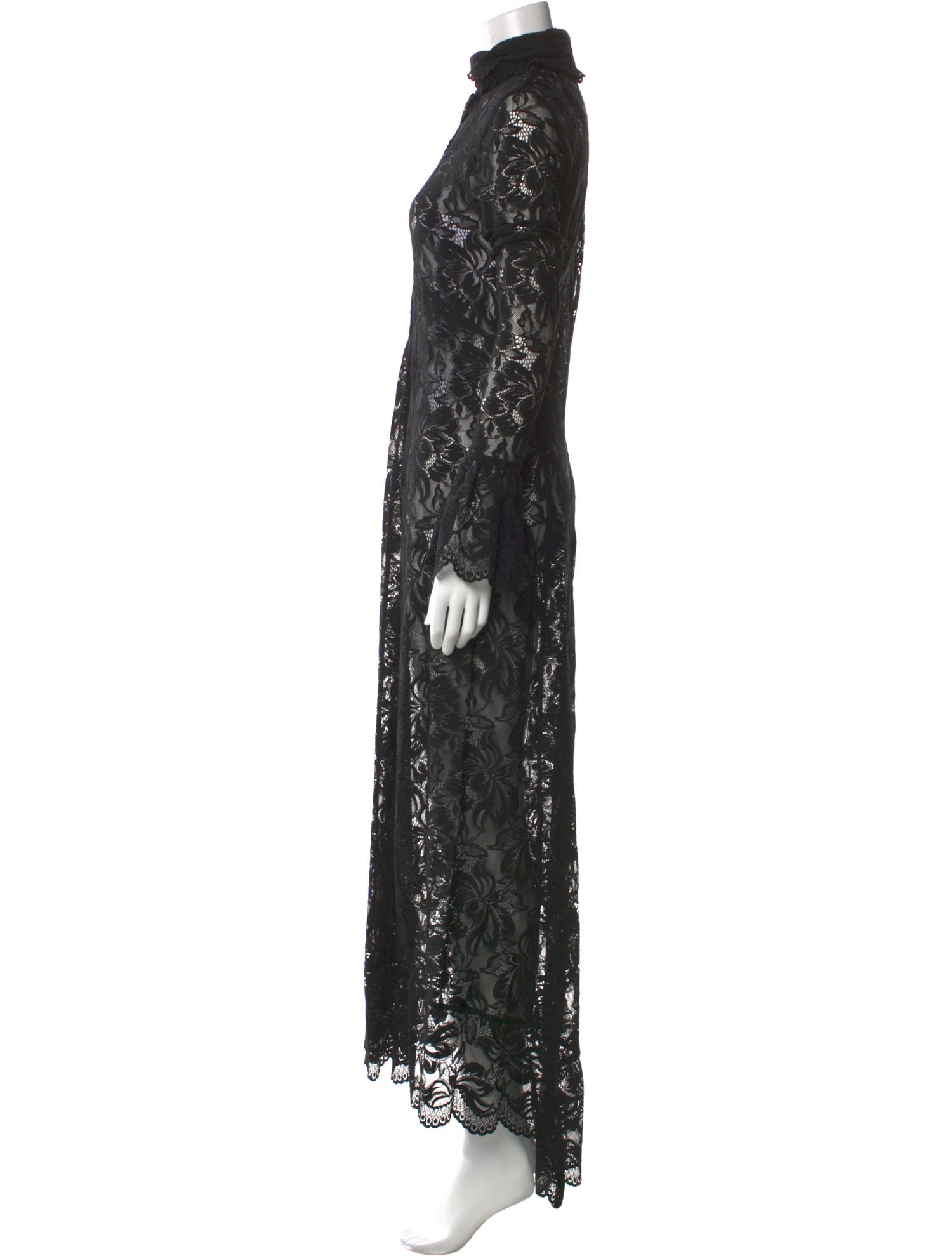 Paco Rabanne Lace Long Dress