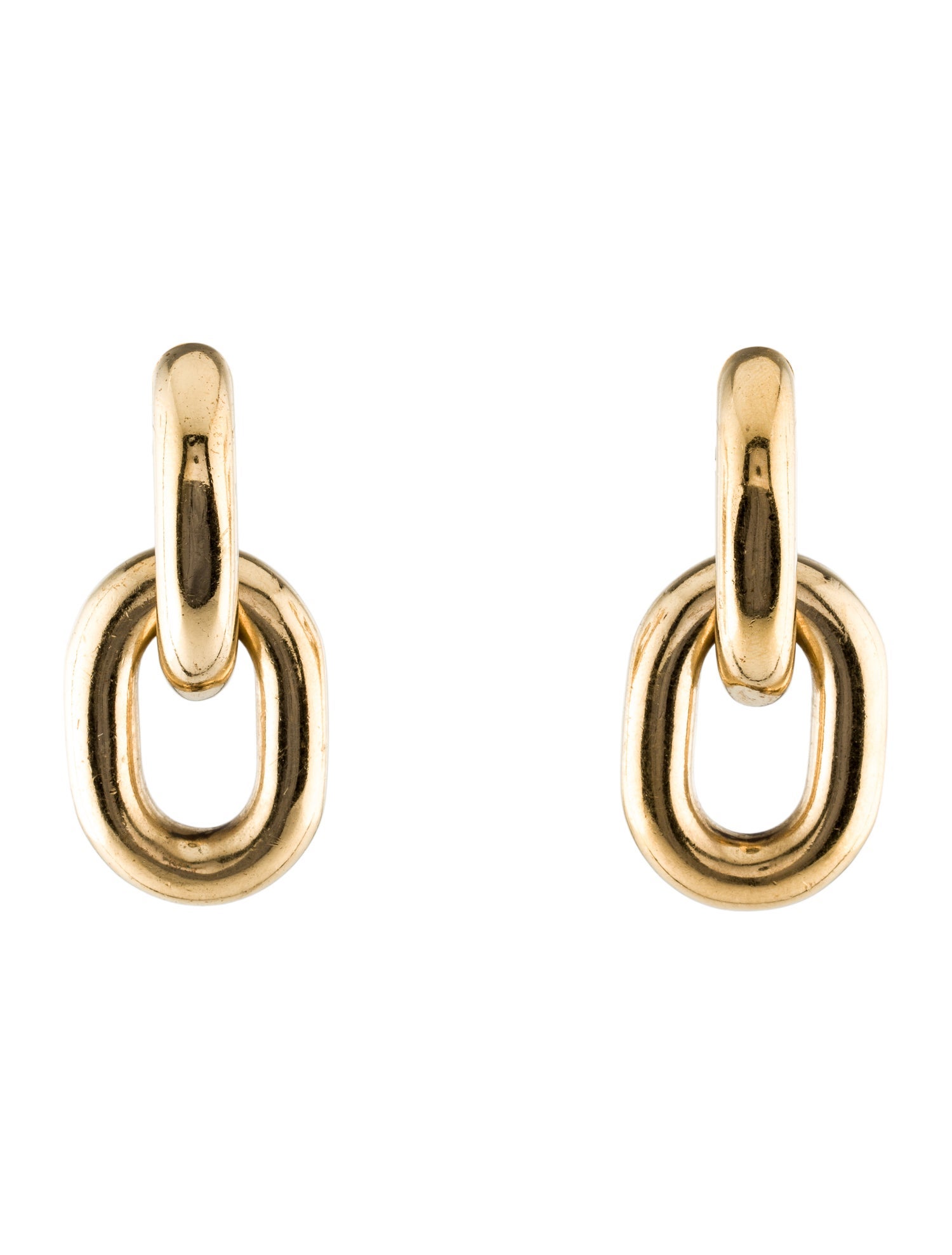 Paco Rabanne Double XL Link Drop Earrings