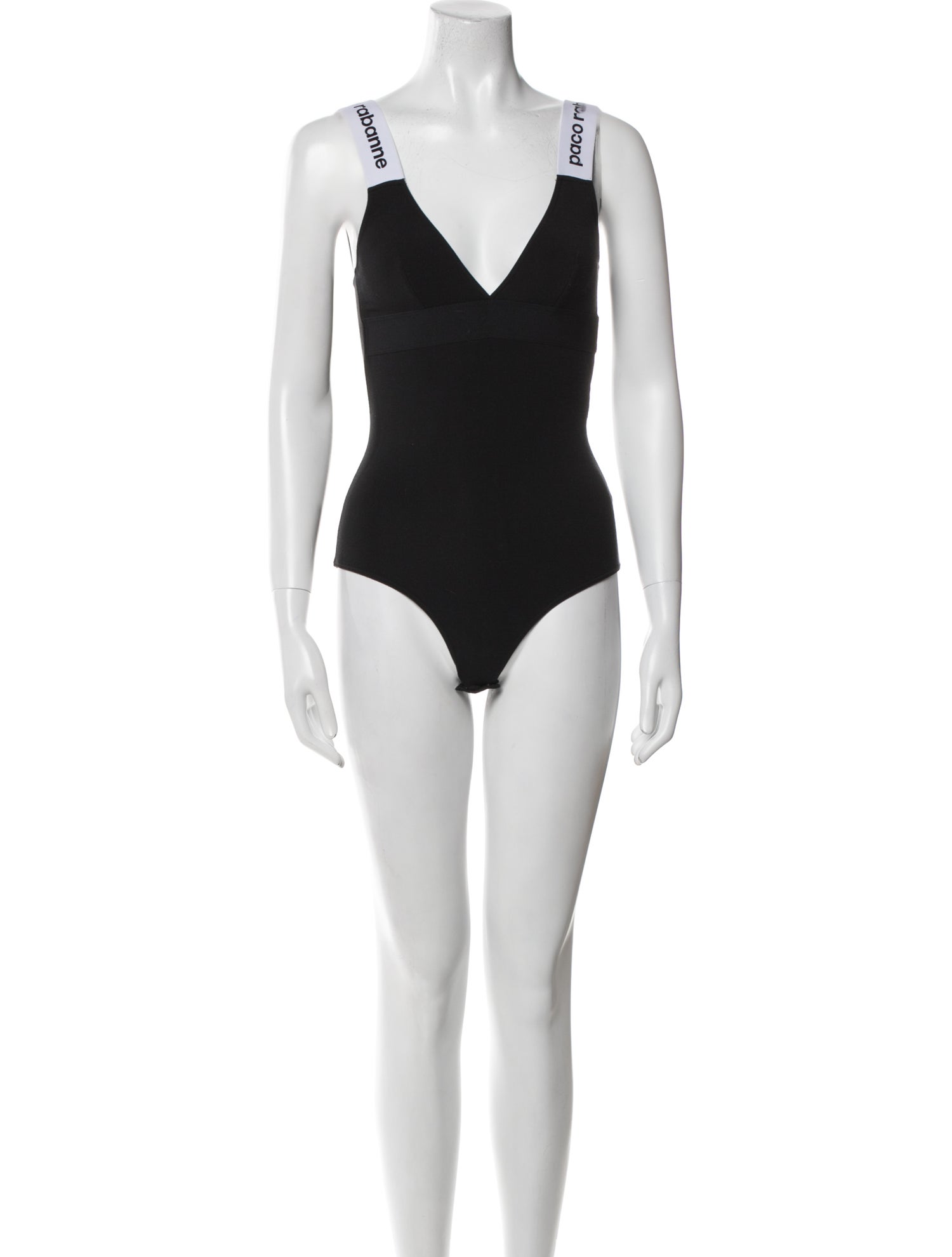 Paco Rabanne V-Neck Sleeveless Bodysuit