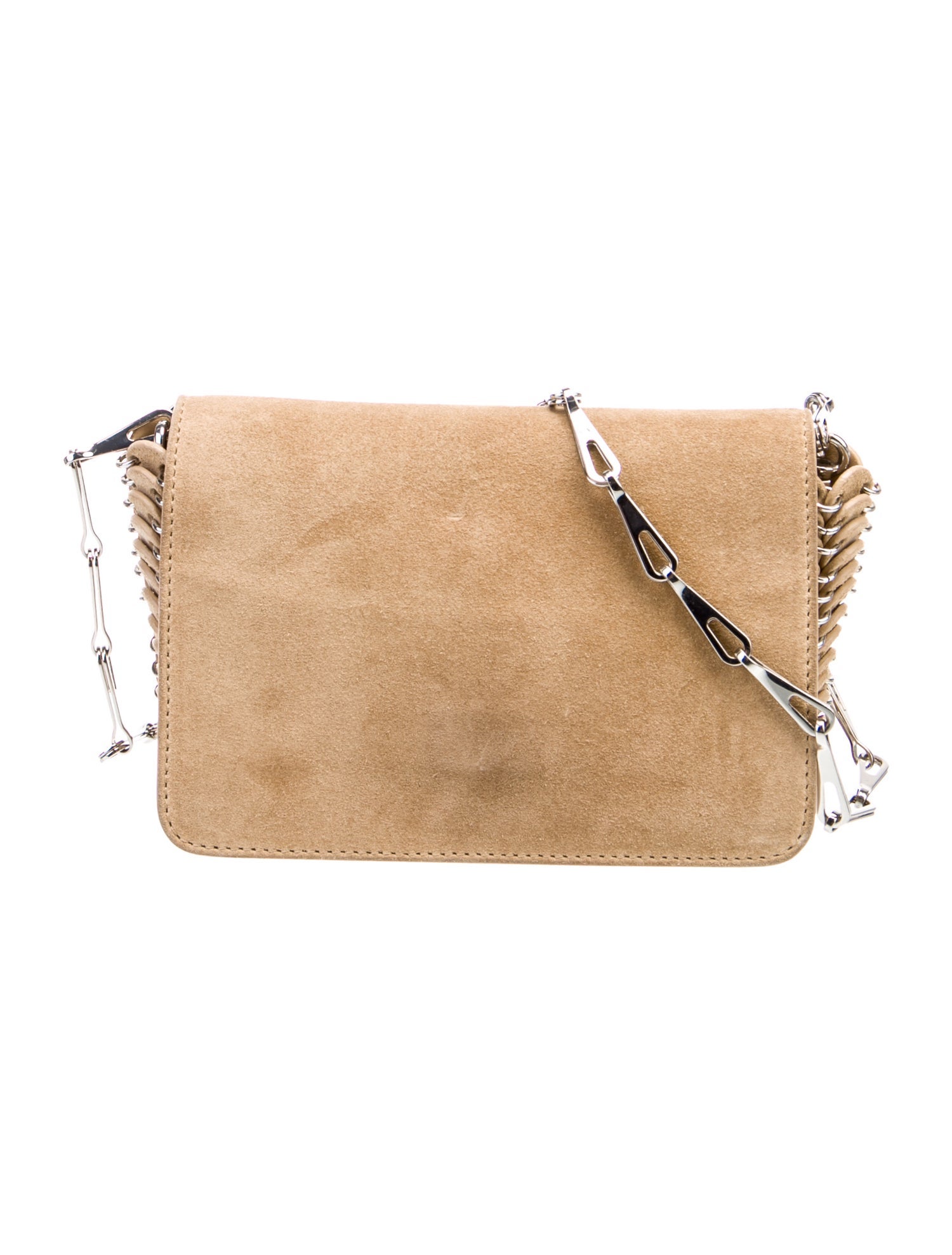Paco Rabanne Suede Crossbody Bag