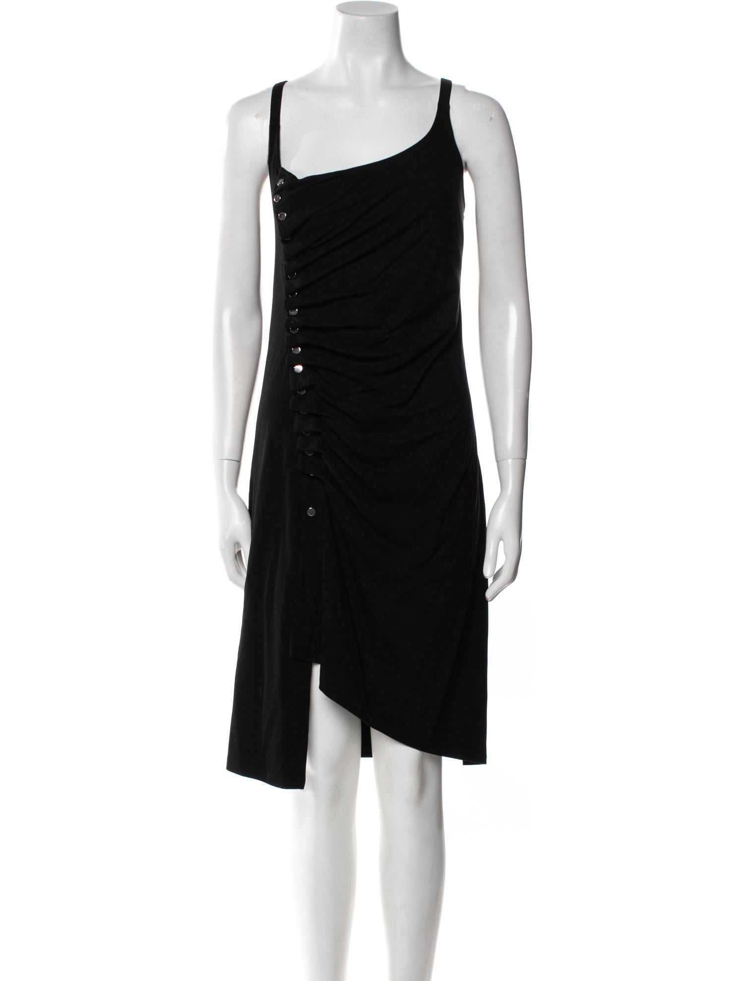 Paco Rabanne Square Neckline Knee-Length Dress