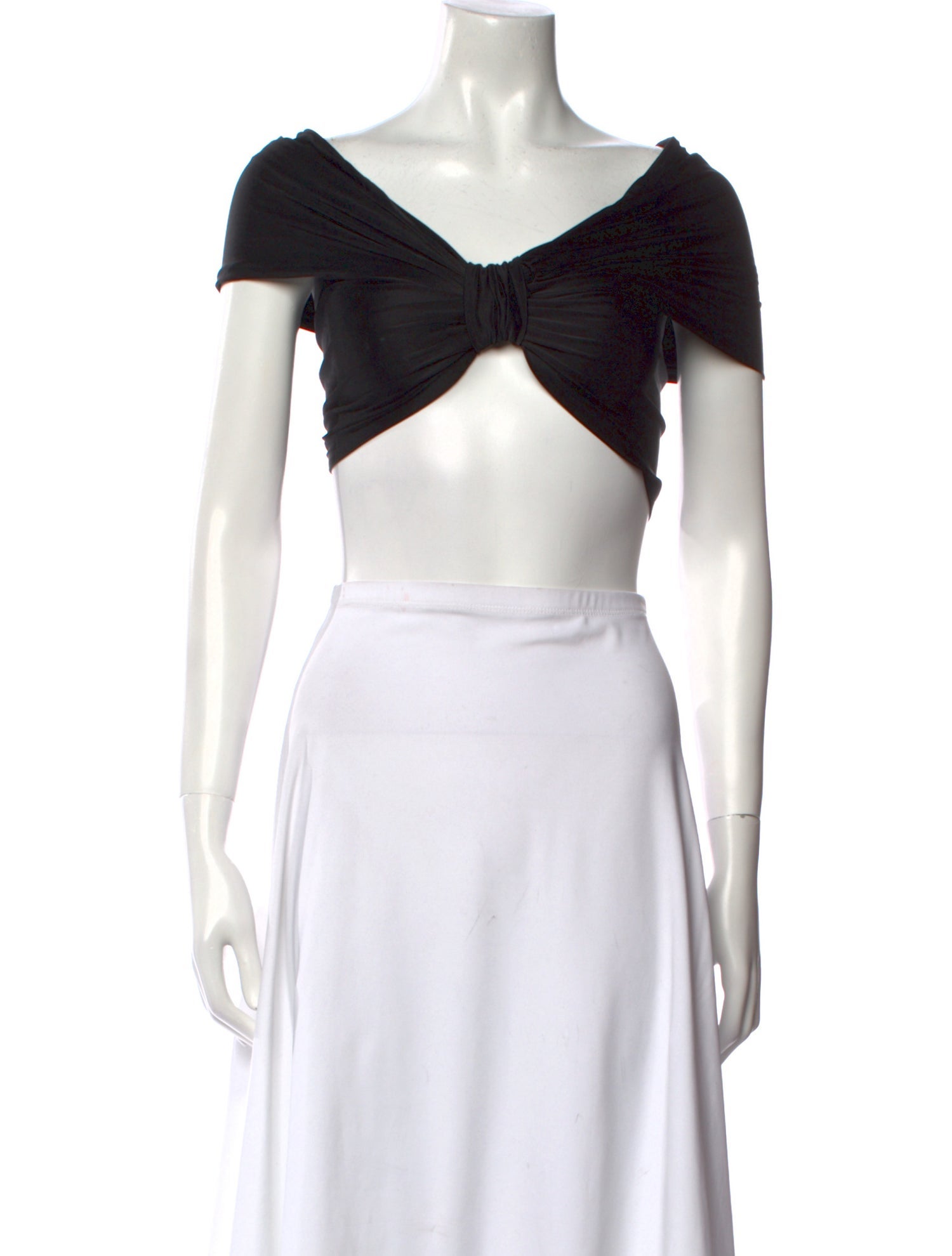 Paco Rabanne Off-The-Shoulder Short Sleeve Crop Top w/ Tags