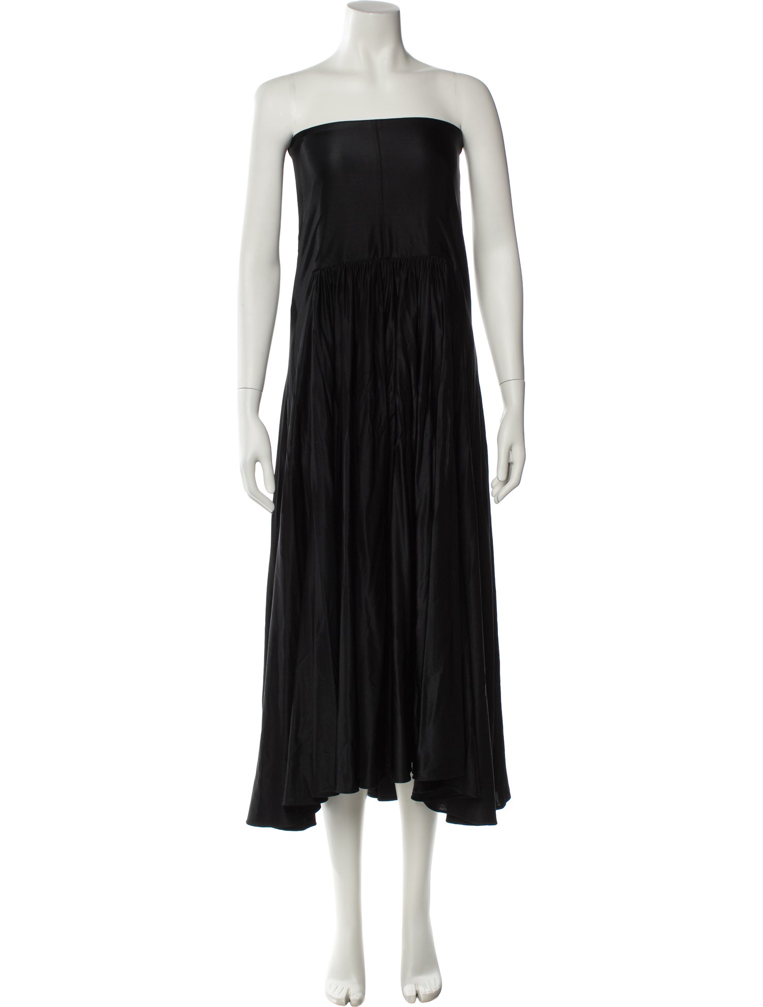 Paco Rabanne Strapless Midi Length Dress