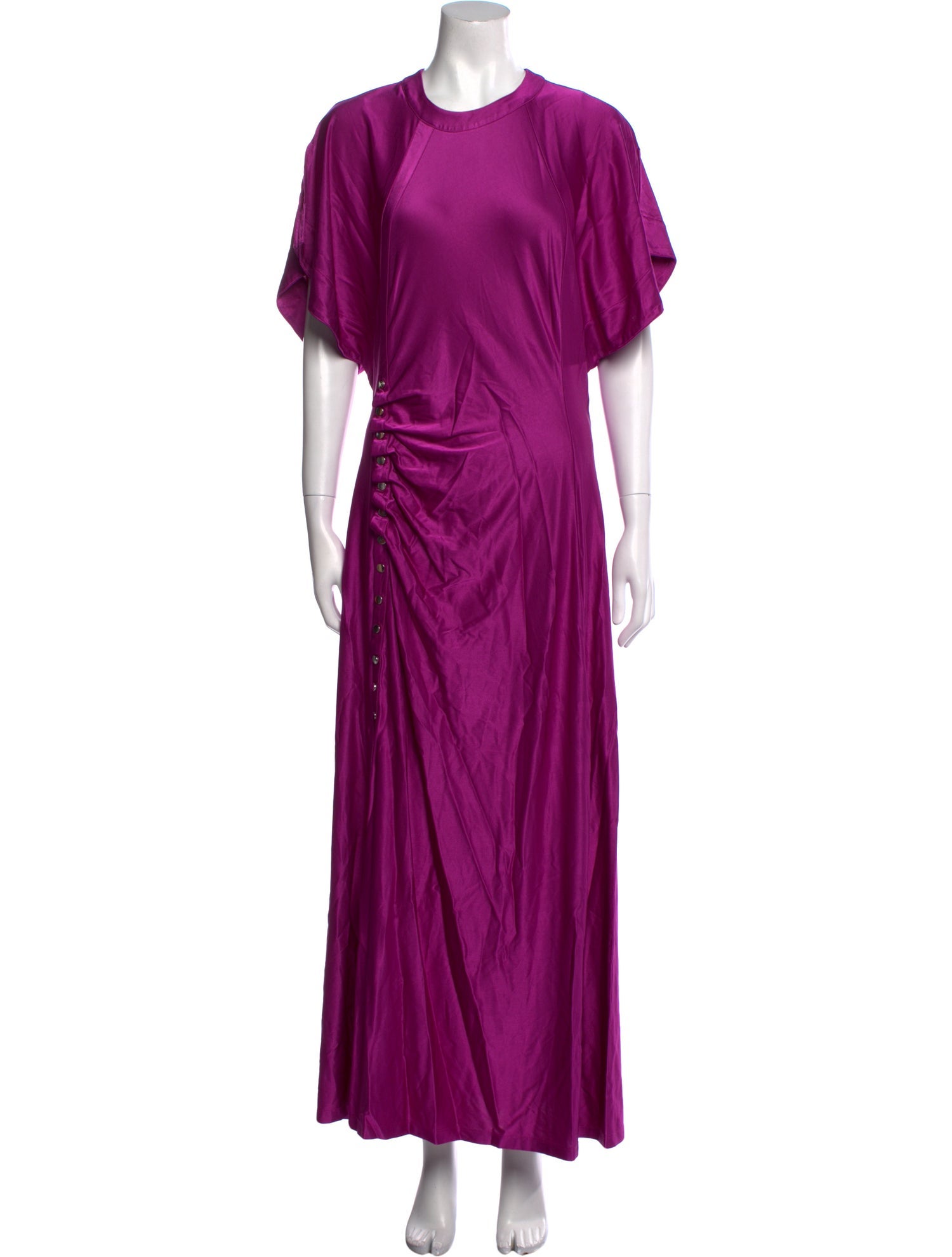 Paco Rabanne Crew Neck Long Dress