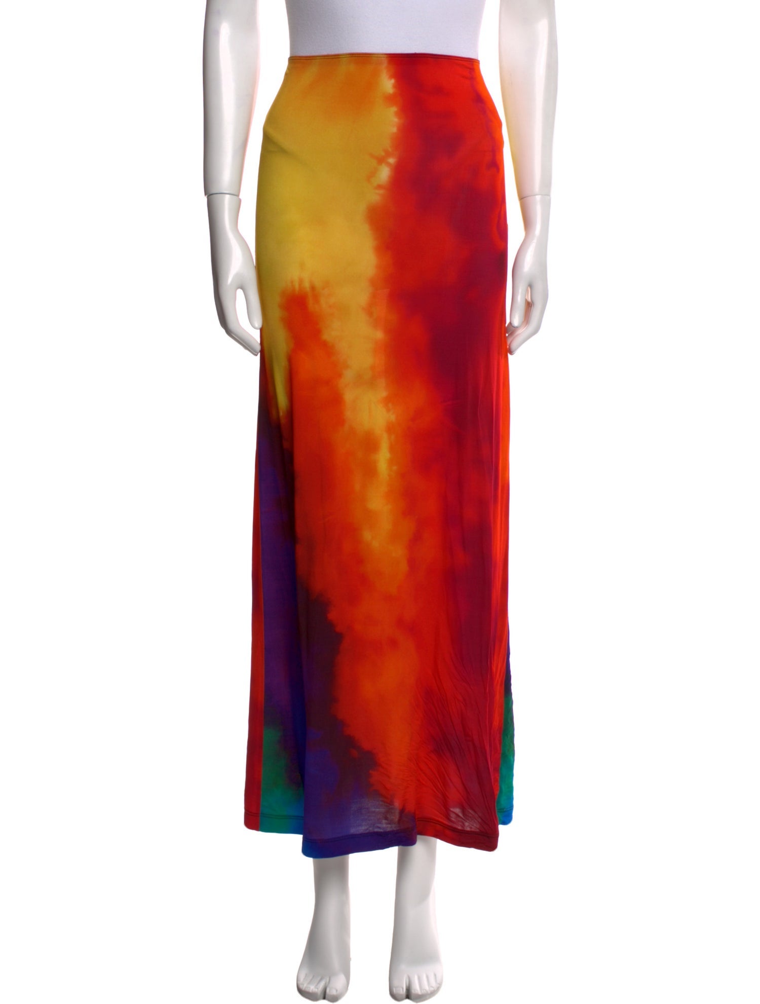 Paco Rabanne Printed Midi Length Skirt