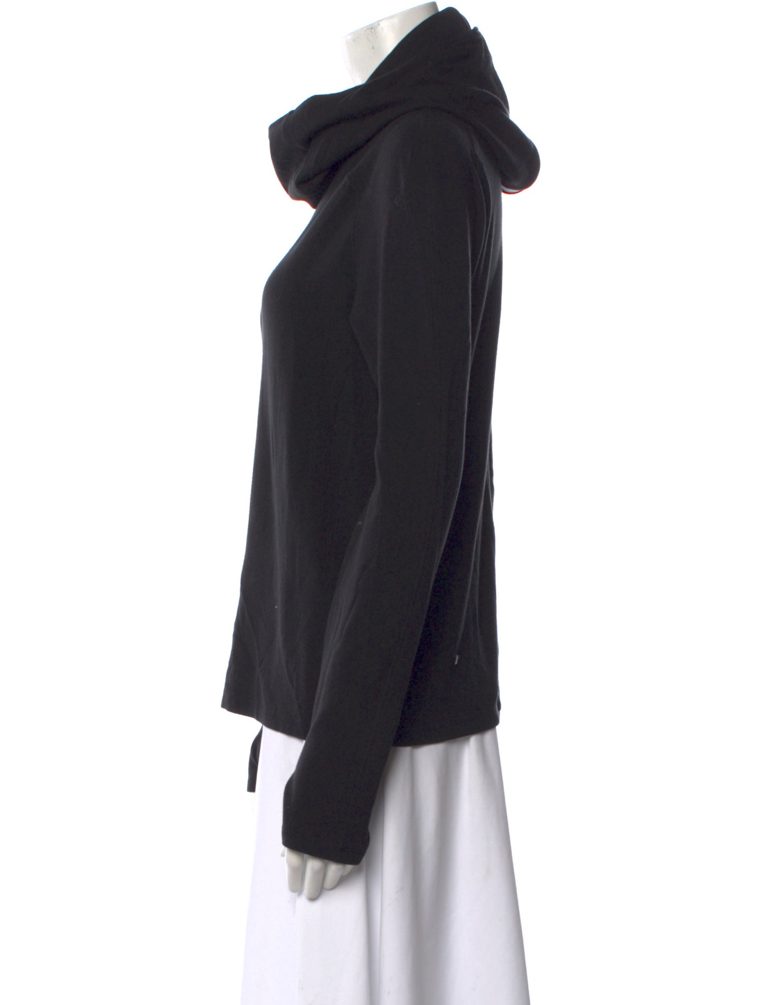 Paco Rabanne Cowl Neck Long Sleeve Sweatshirt