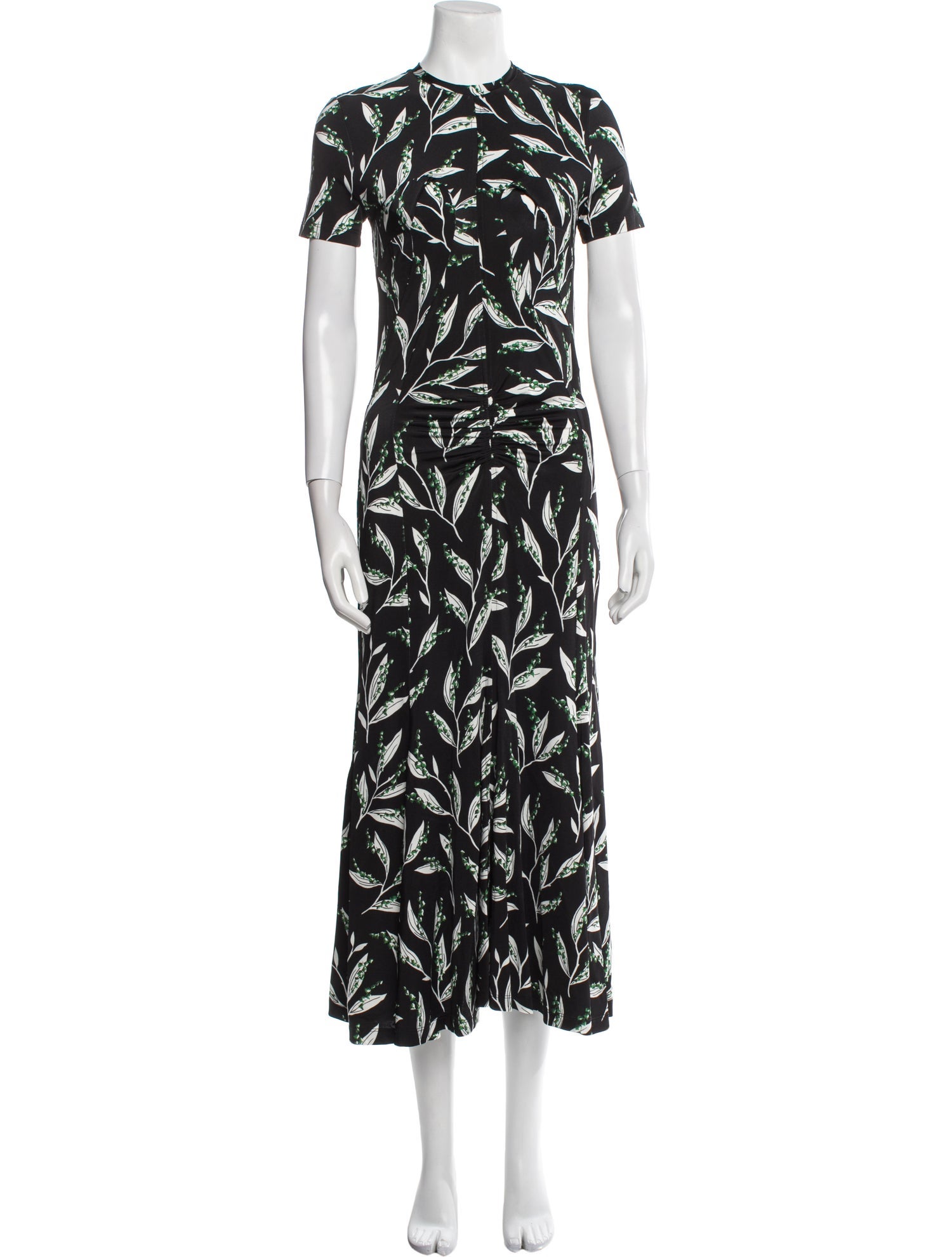 Paco Rabanne Printed Long Dress w/ Tags