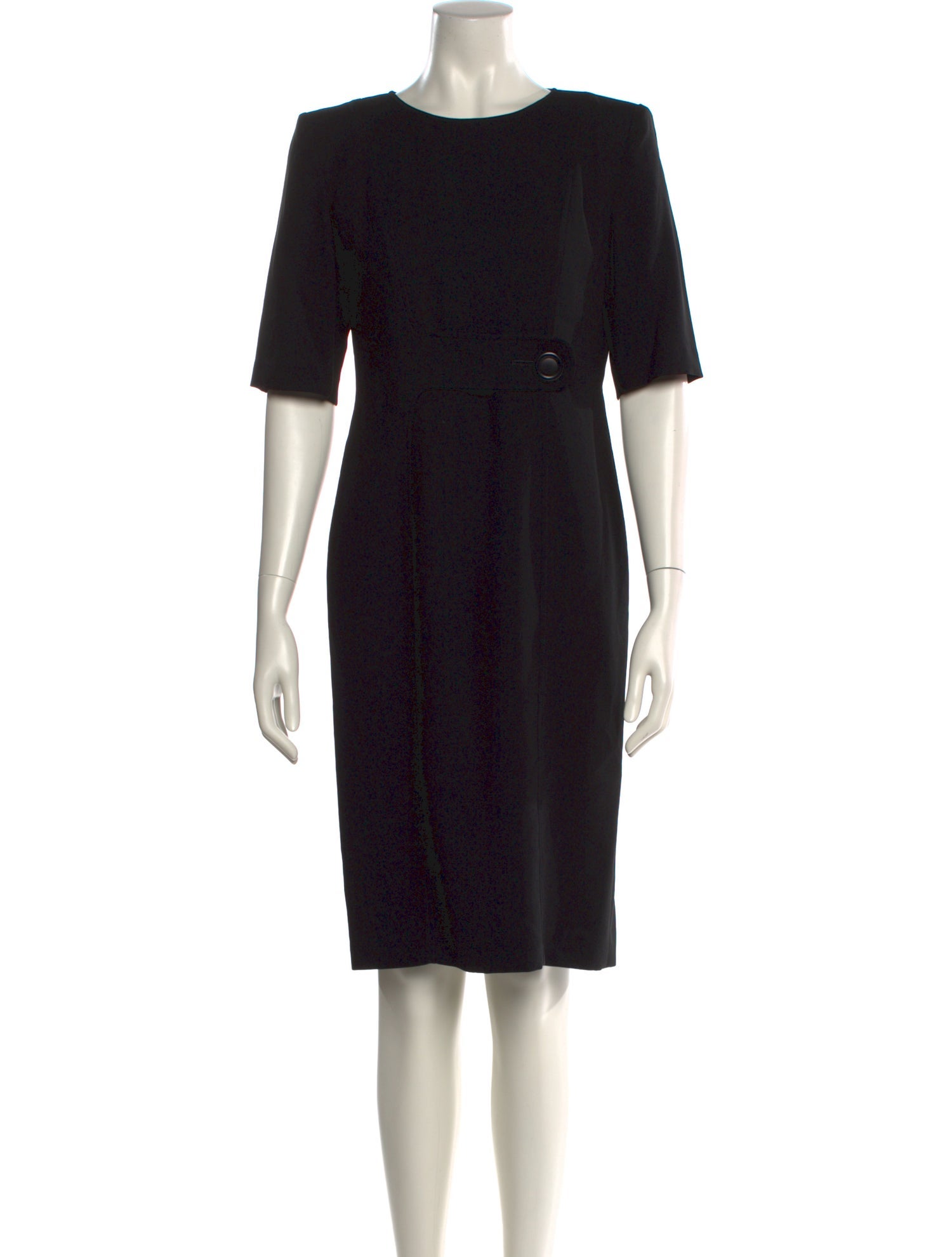 Paco Rabanne Crew Neck Knee-Length Dress
