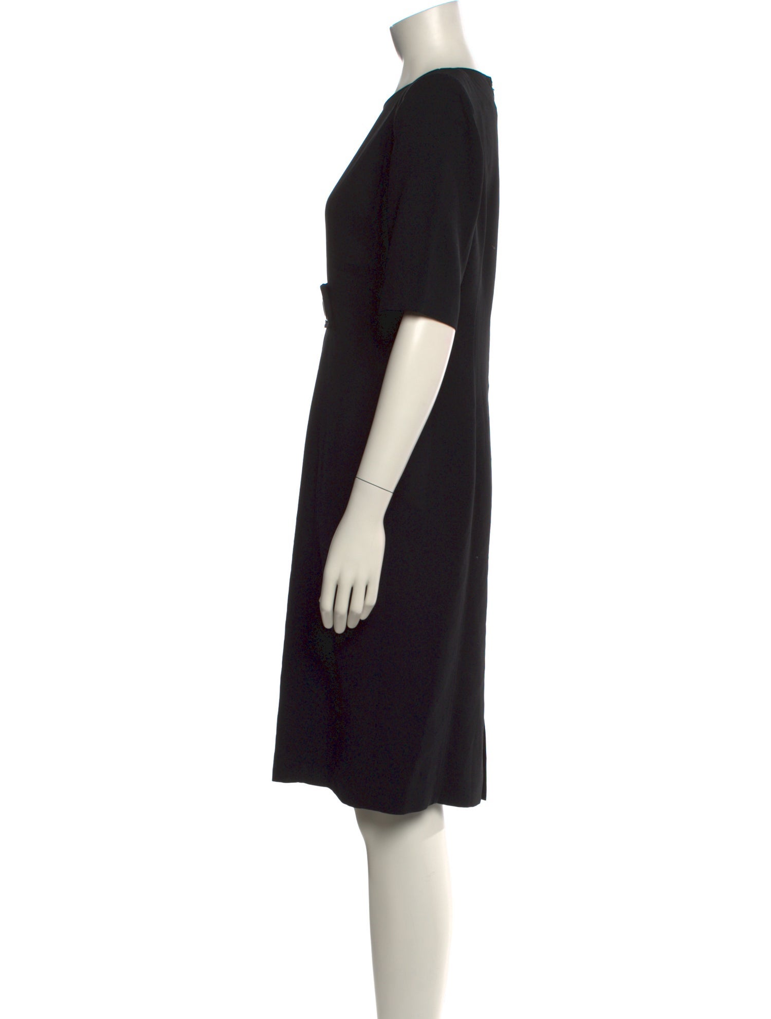 Paco Rabanne Crew Neck Knee-Length Dress