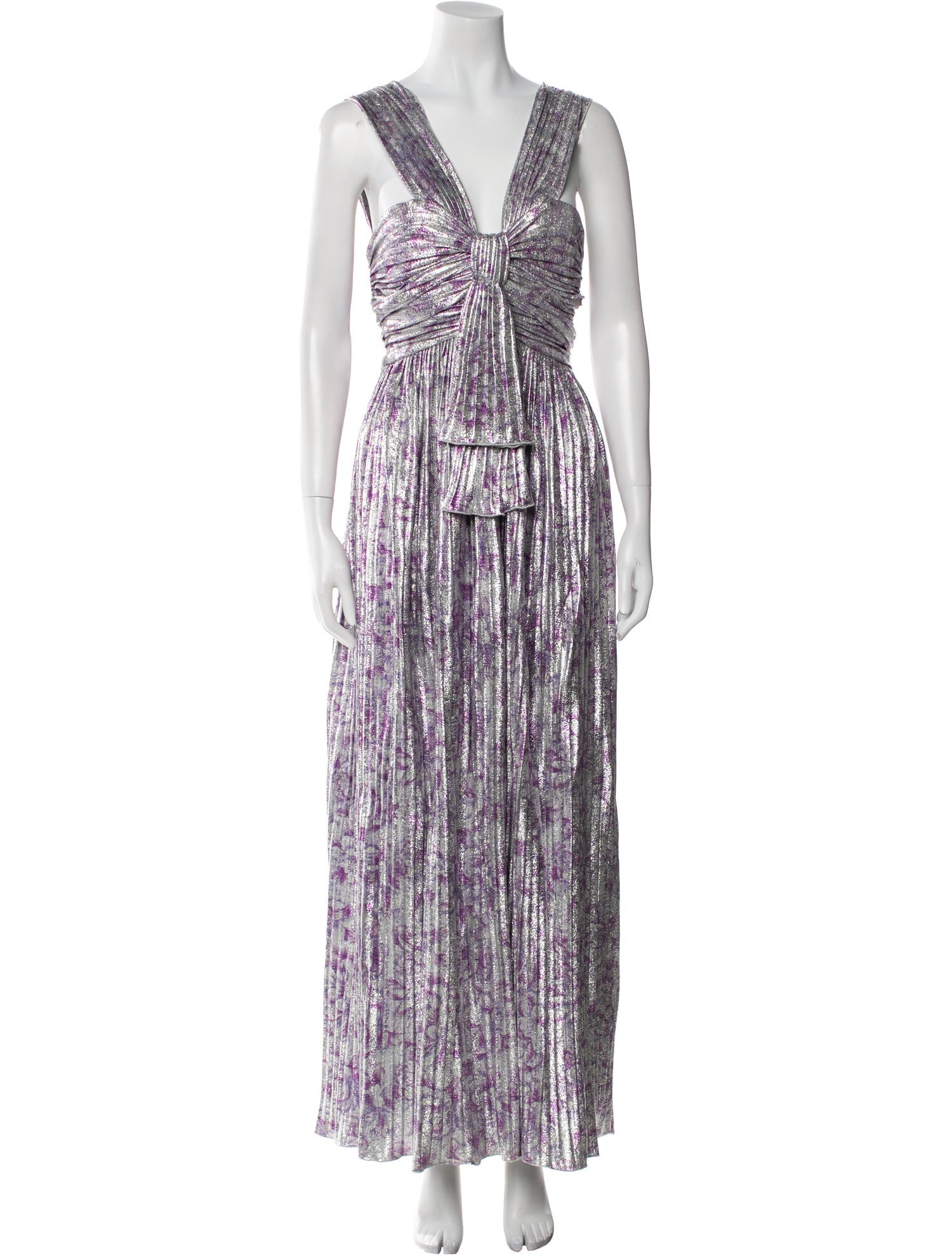 Paco Rabanne Printed Long Dress