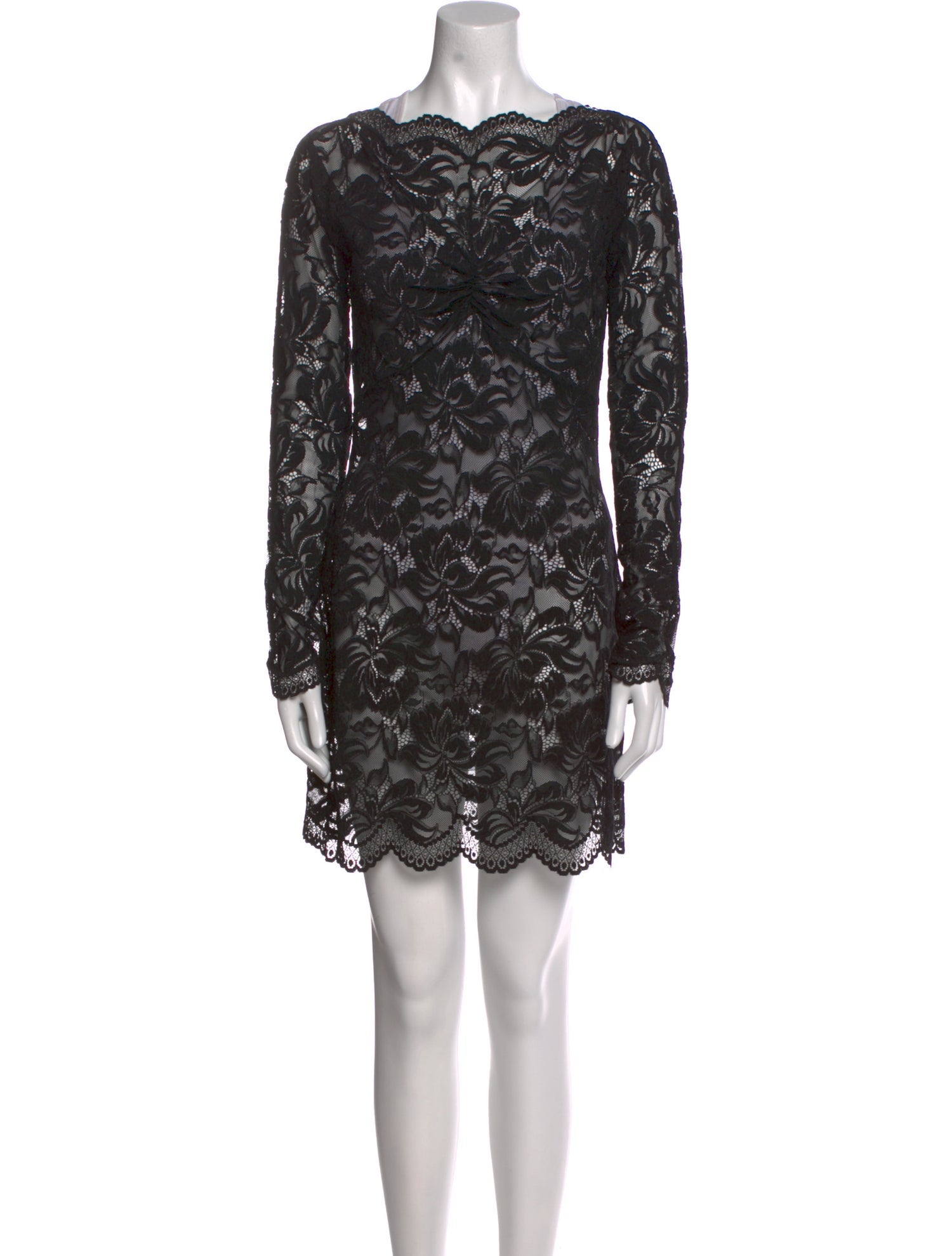 Paco Rabanne Lace Mini Dress