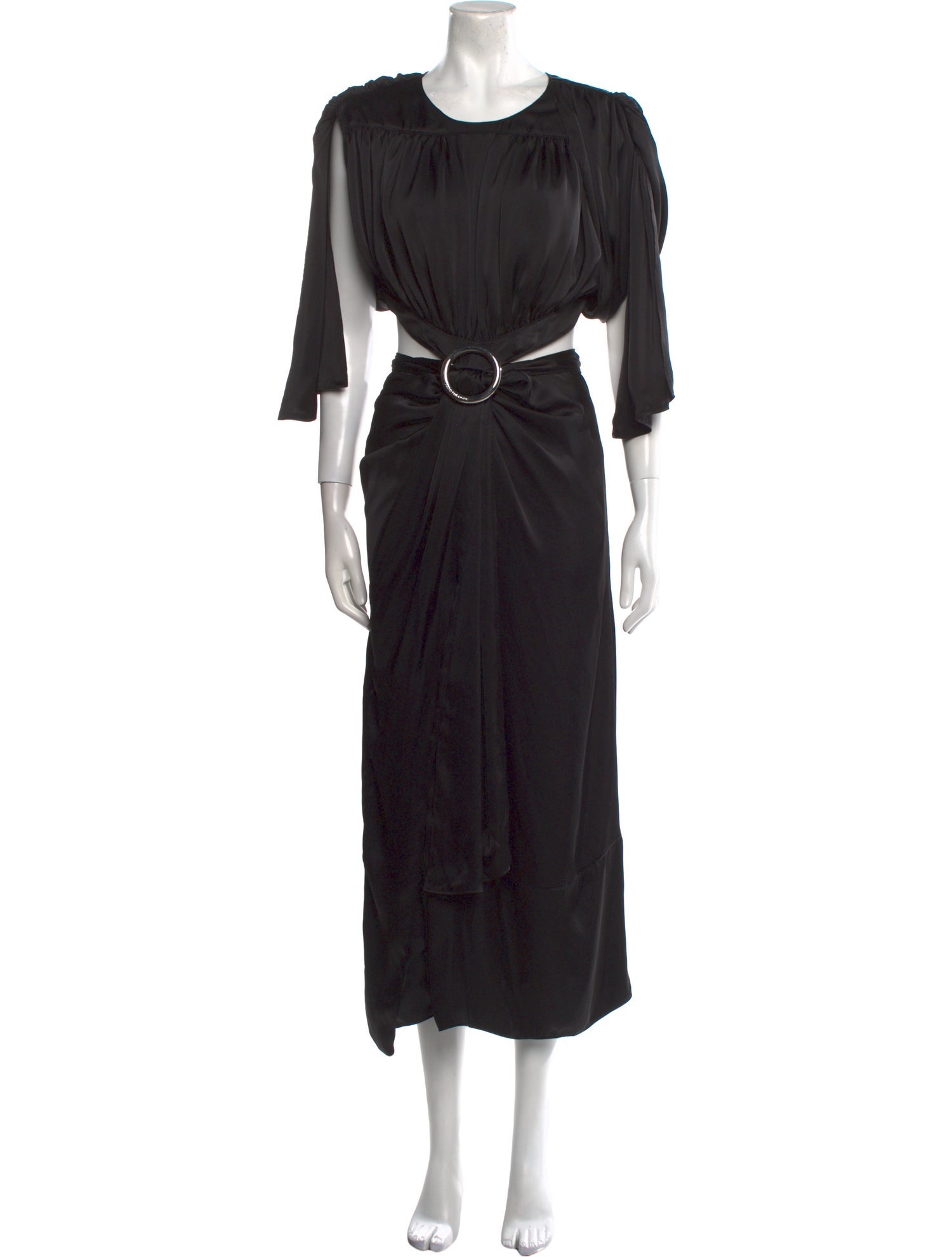 Paco Rabanne Crew Neck Midi Length Dress