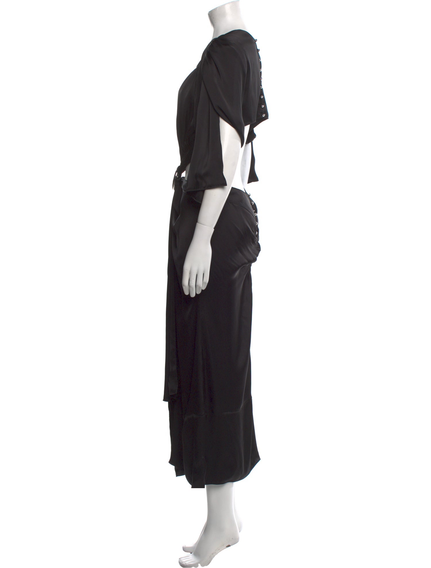 Paco Rabanne Crew Neck Midi Length Dress