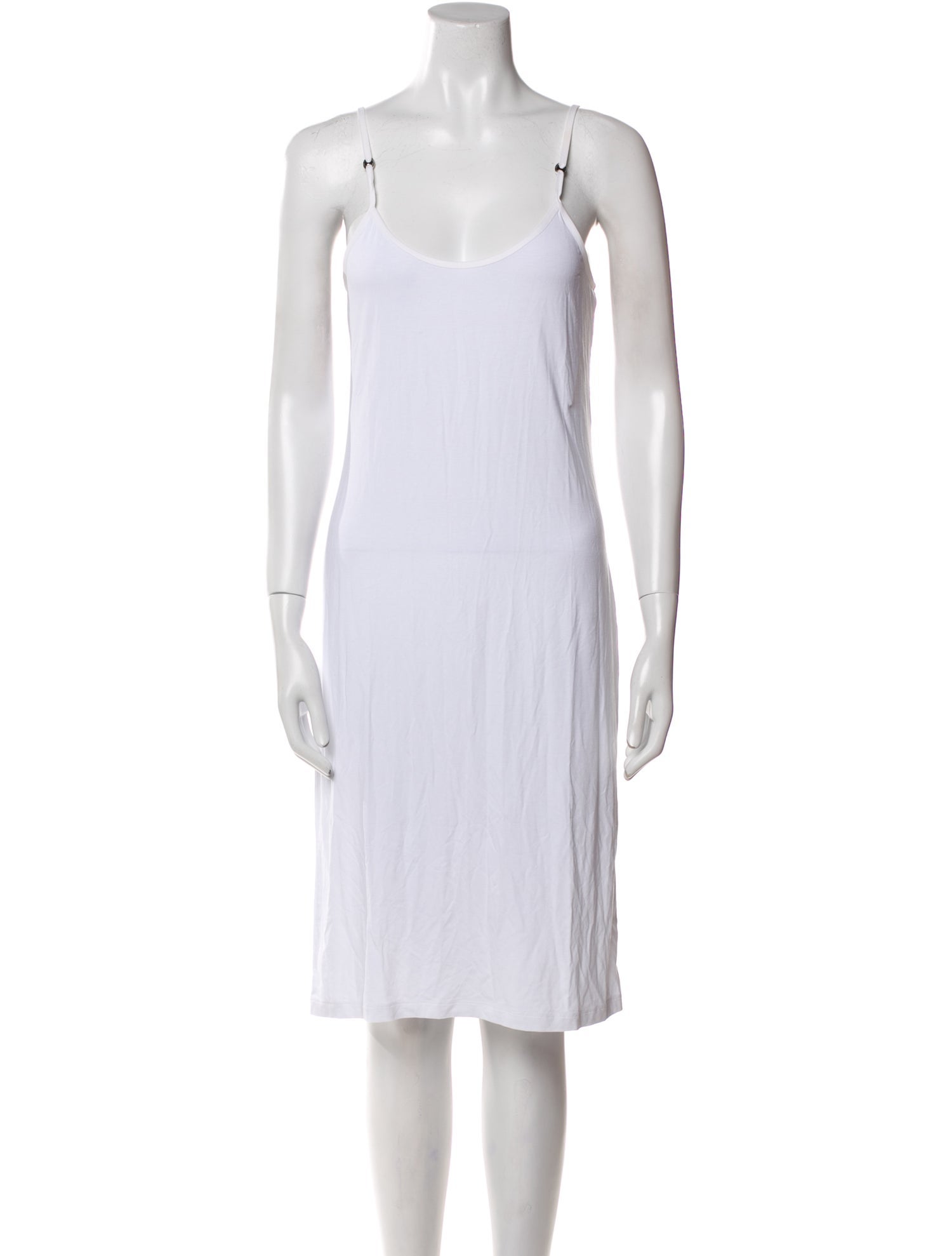 Paco Rabanne Scoop Neck Knee-Length Dress