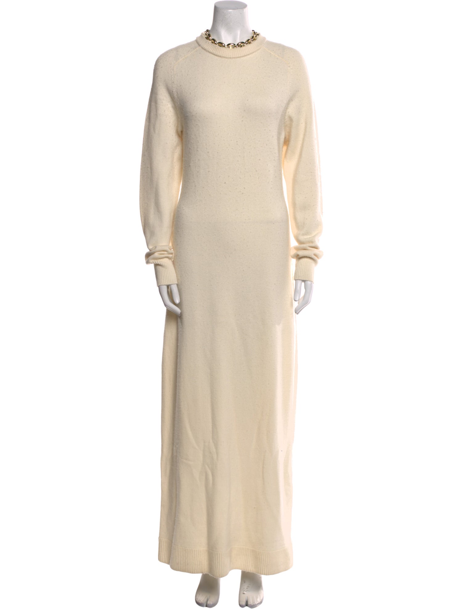 Paco Rabanne Merino Wool Long Dress