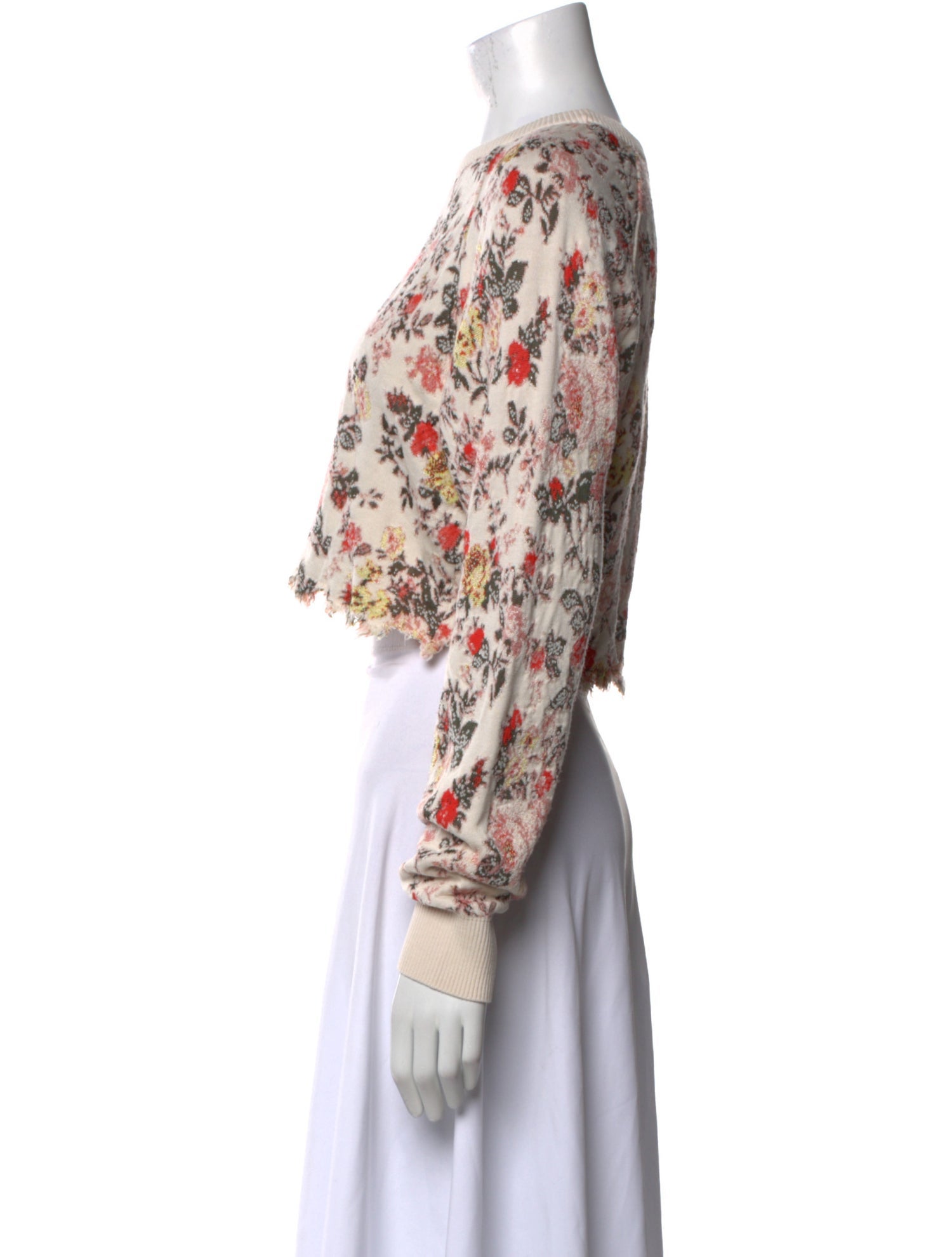 Paco Rabanne Printed Crew Neck Sweater