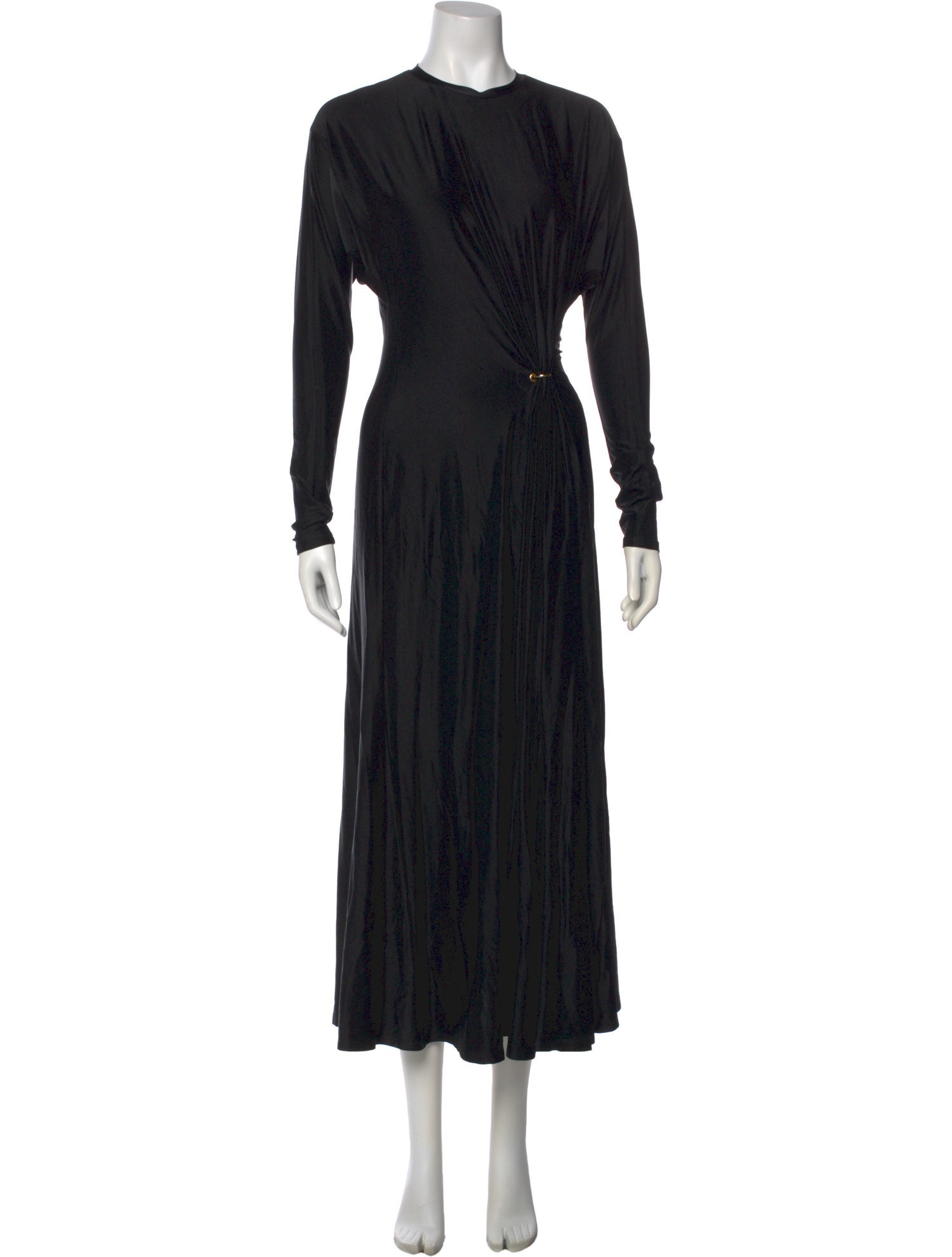 Paco Rabanne Crew Neck Long Dress