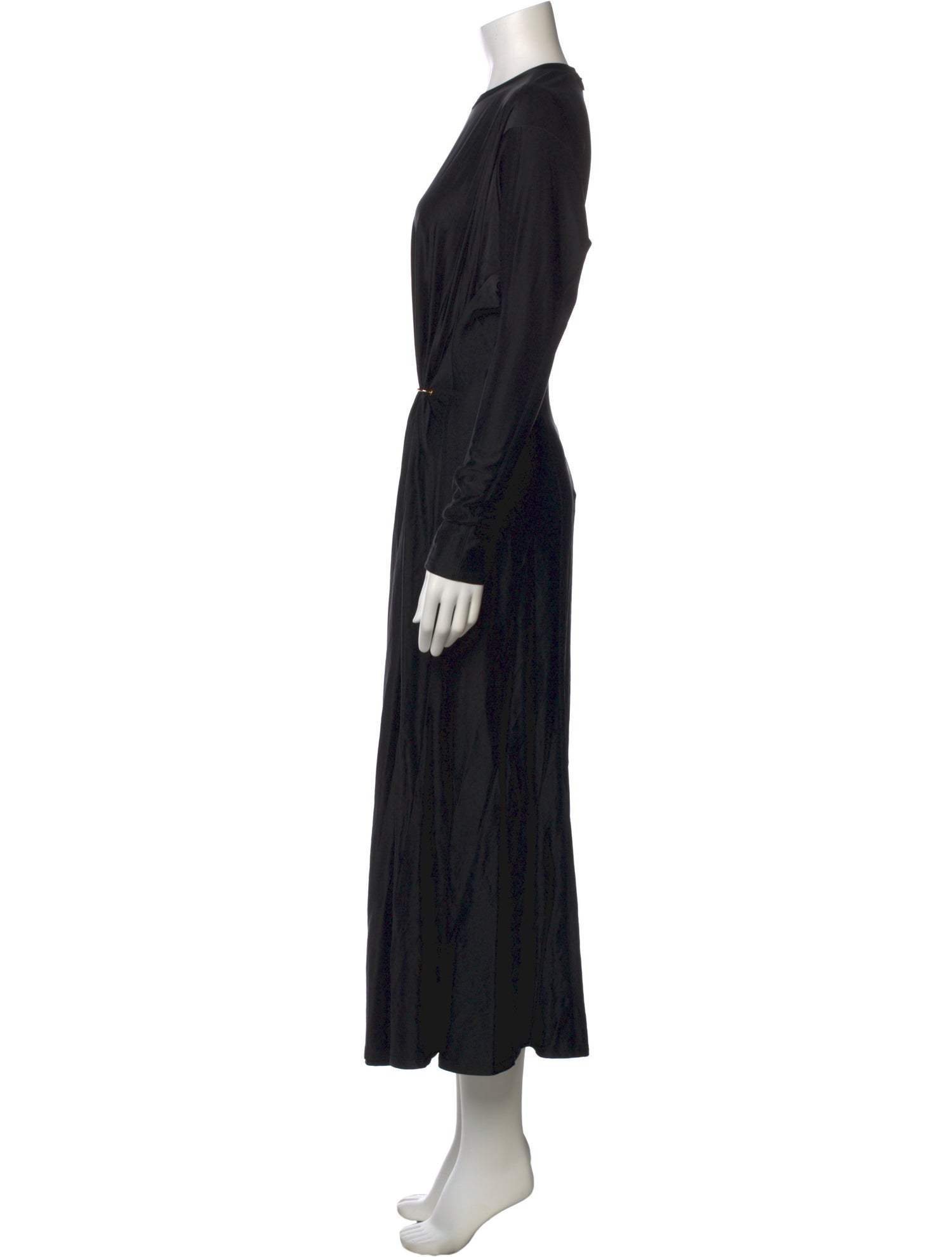 Paco Rabanne Crew Neck Long Dress