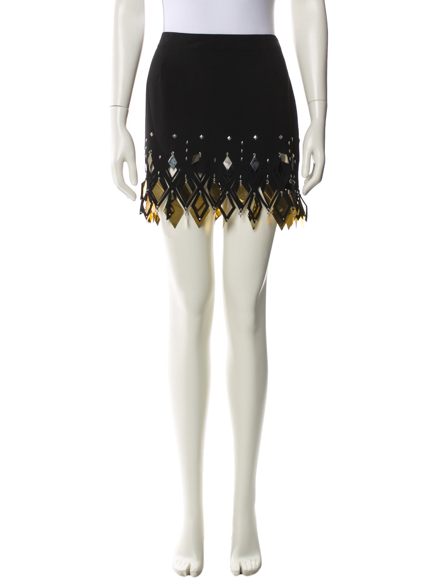 Paco Rabanne Printed Mini Skirt