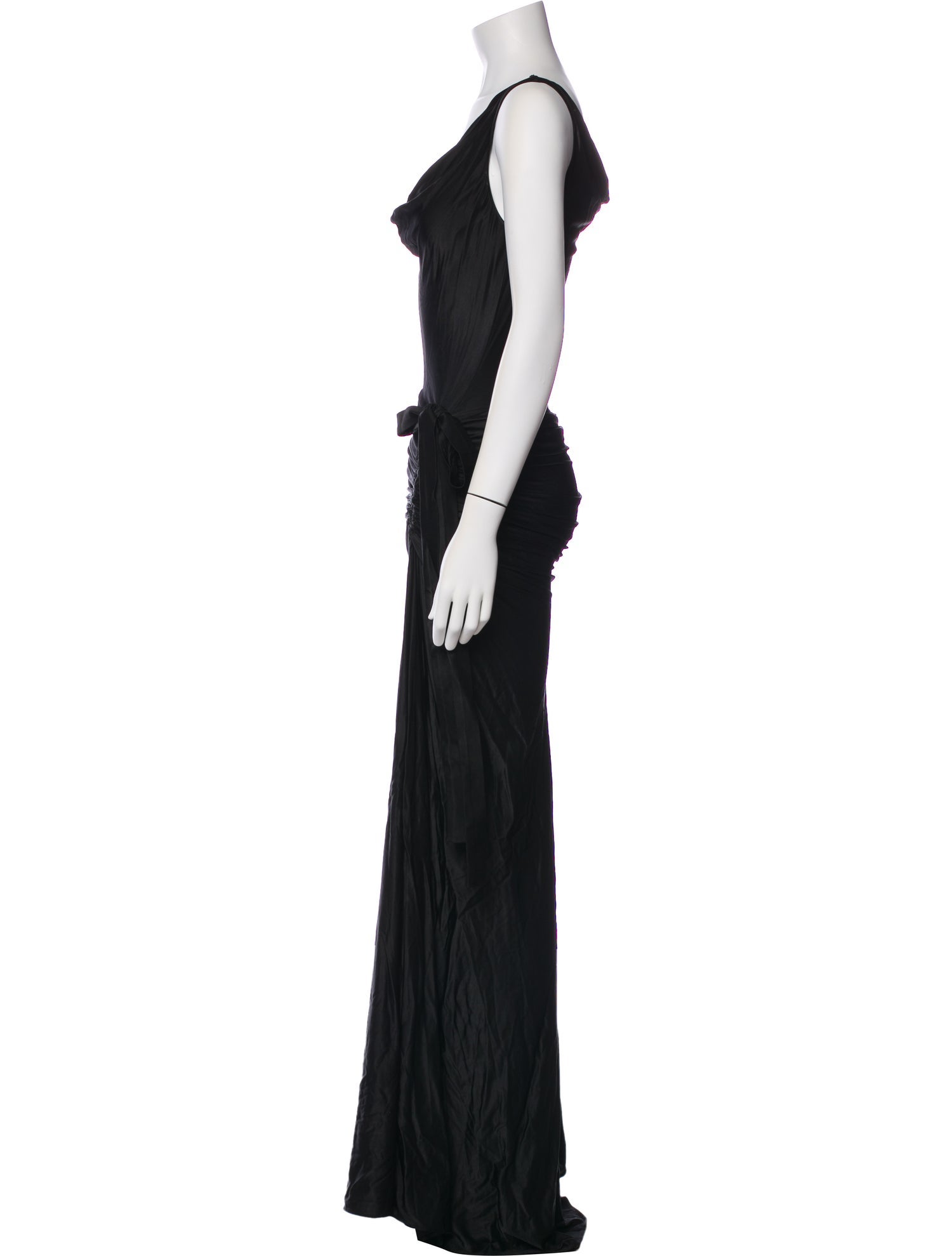 Paco Rabanne Cowl Neck Long Dress