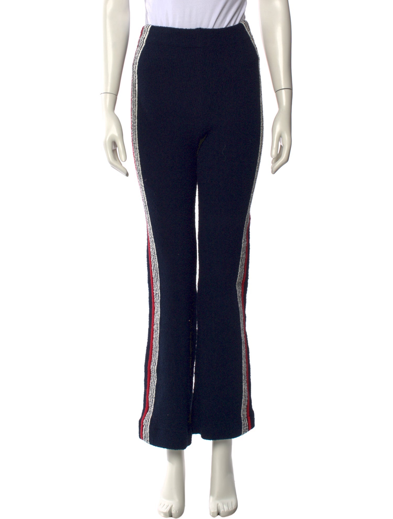 Paco Rabanne Striped Wide Leg Pants