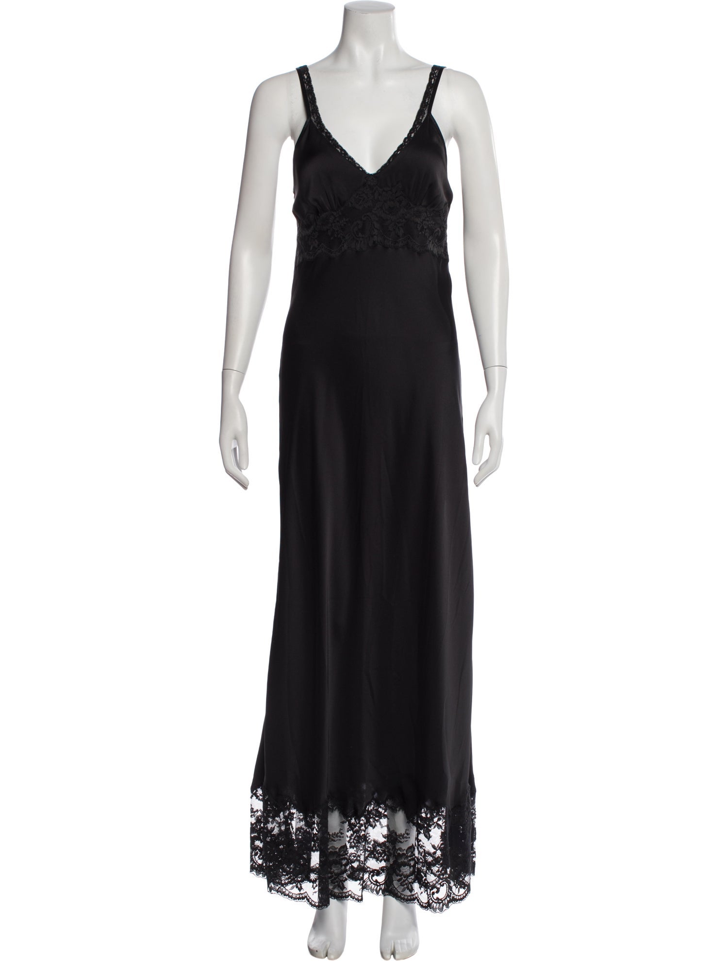 Paco Rabanne V-Neck Long Dress