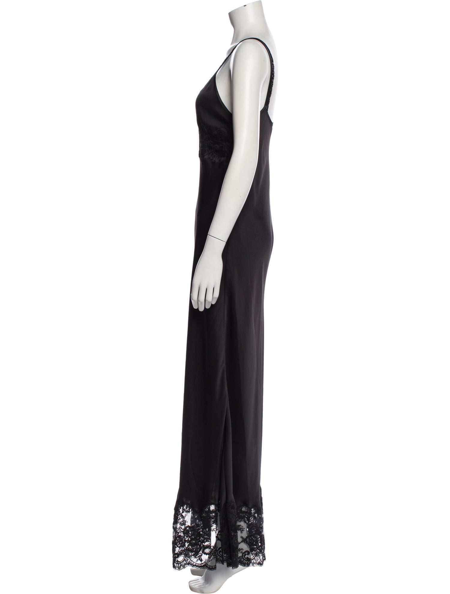 Paco Rabanne V-Neck Long Dress