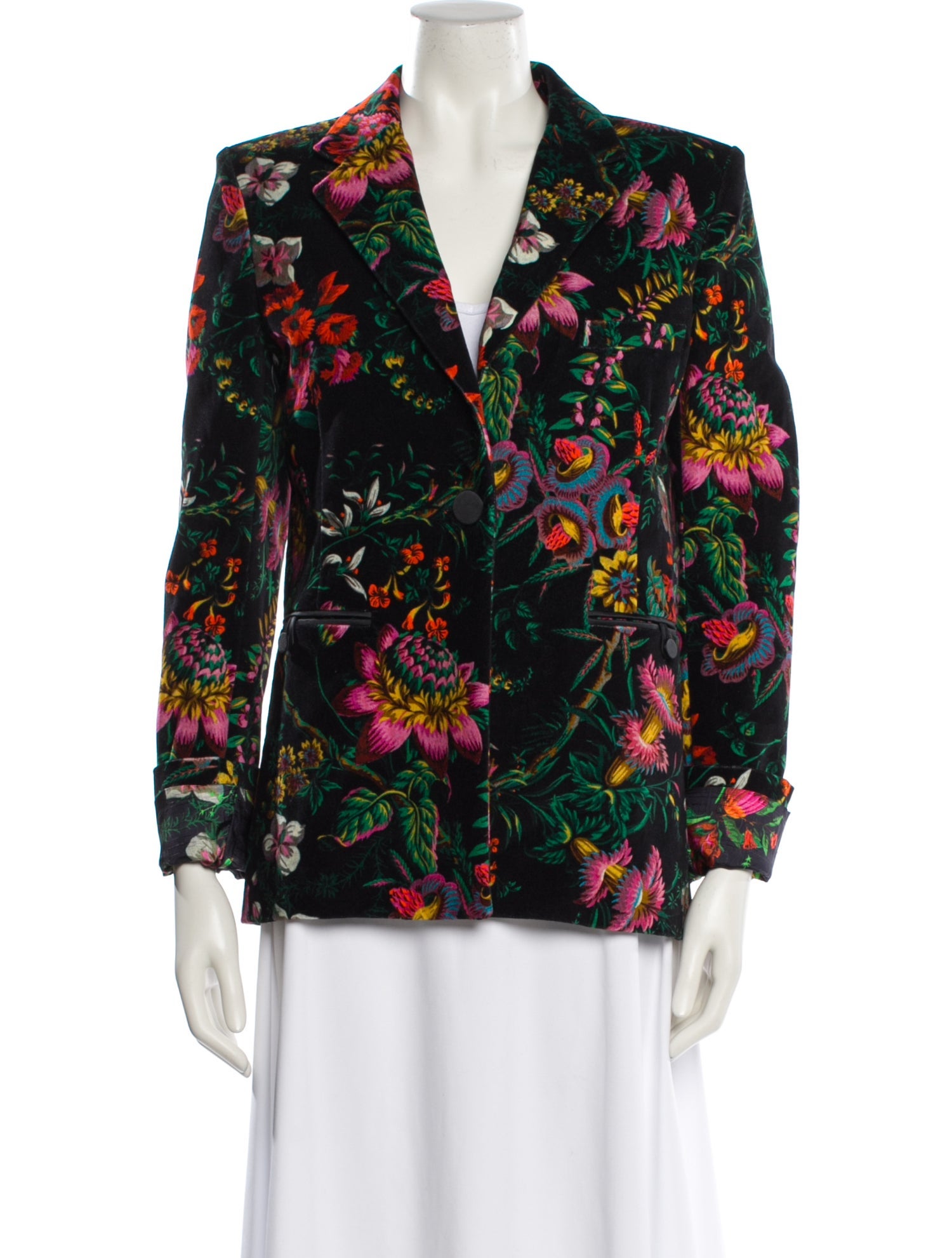 Paco Rabanne Floral Print Blazer