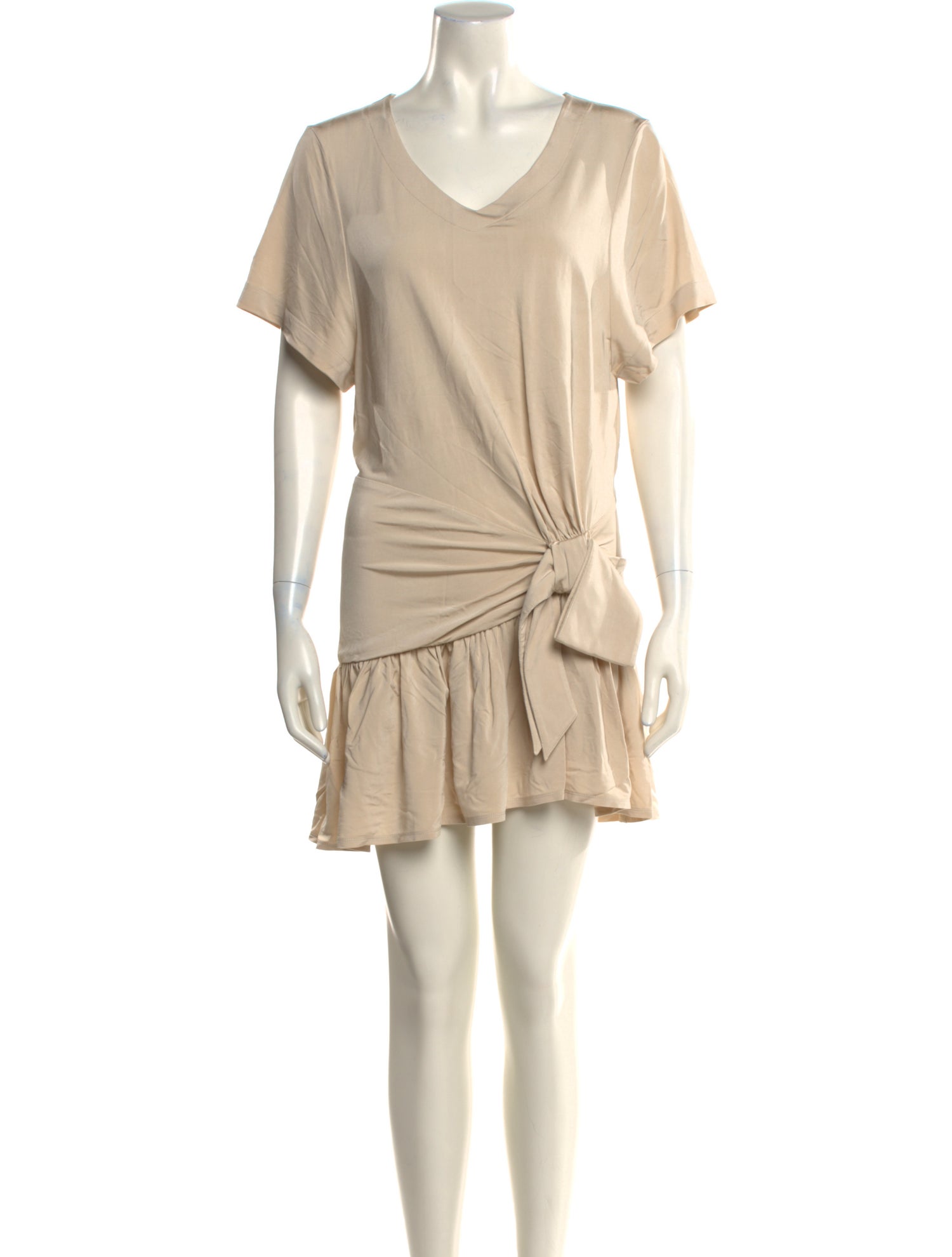 Paco Rabanne Scoop Neck Mini Dress