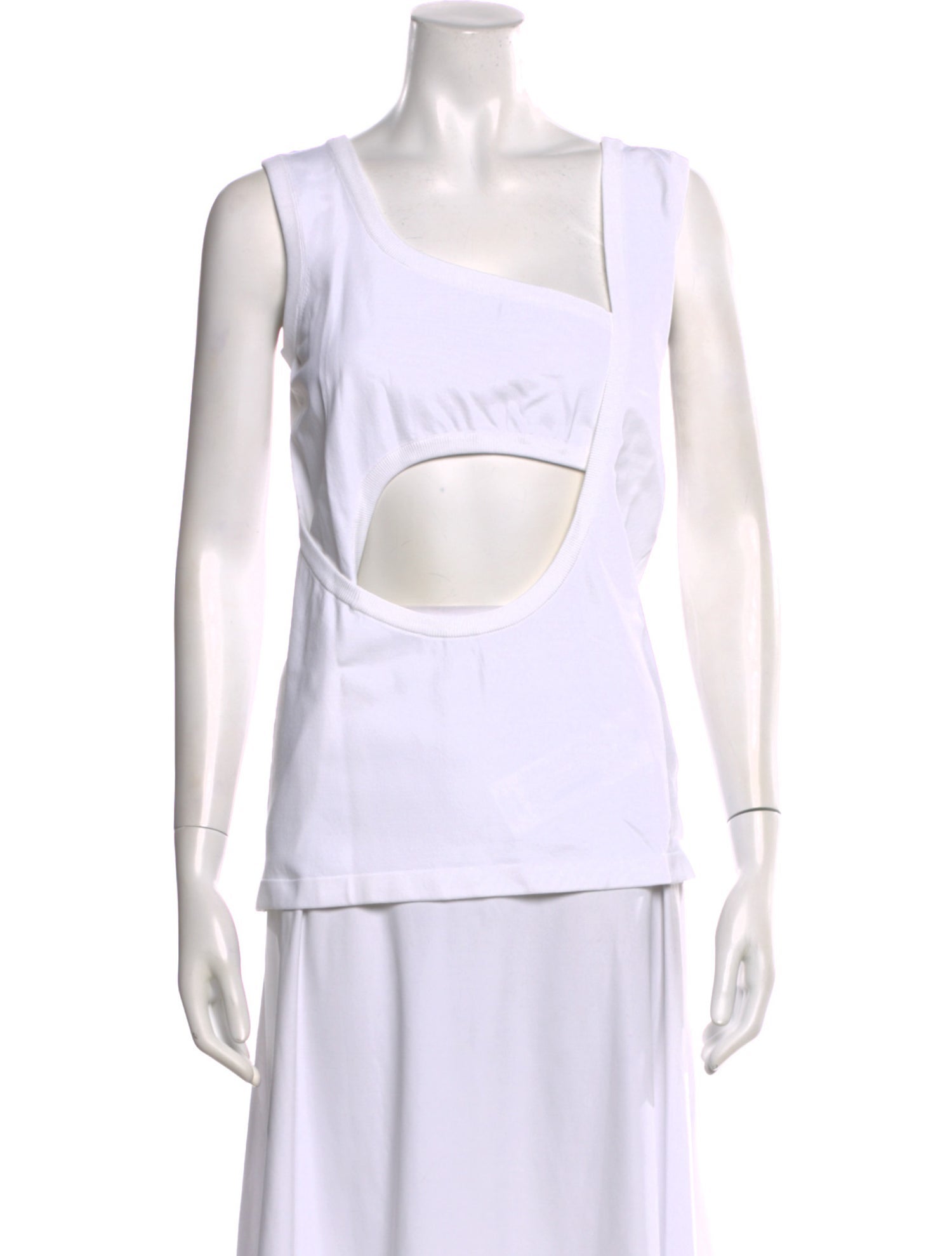 Paco Rabanne Asymmetrical Sleeveless Top