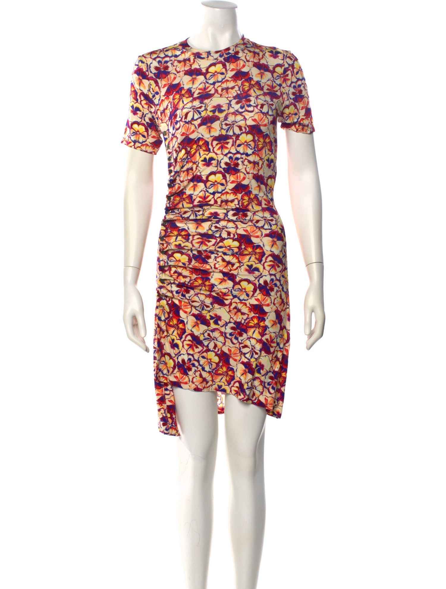Paco Rabanne Floral Print Mini Dress