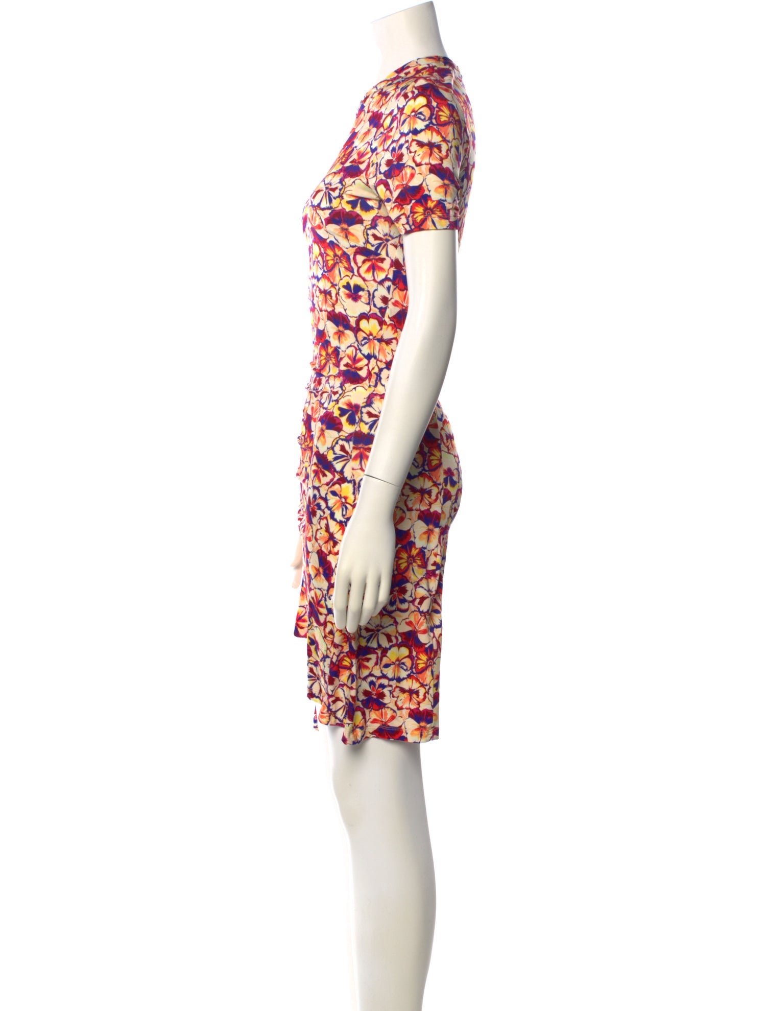 Paco Rabanne Floral Print Mini Dress