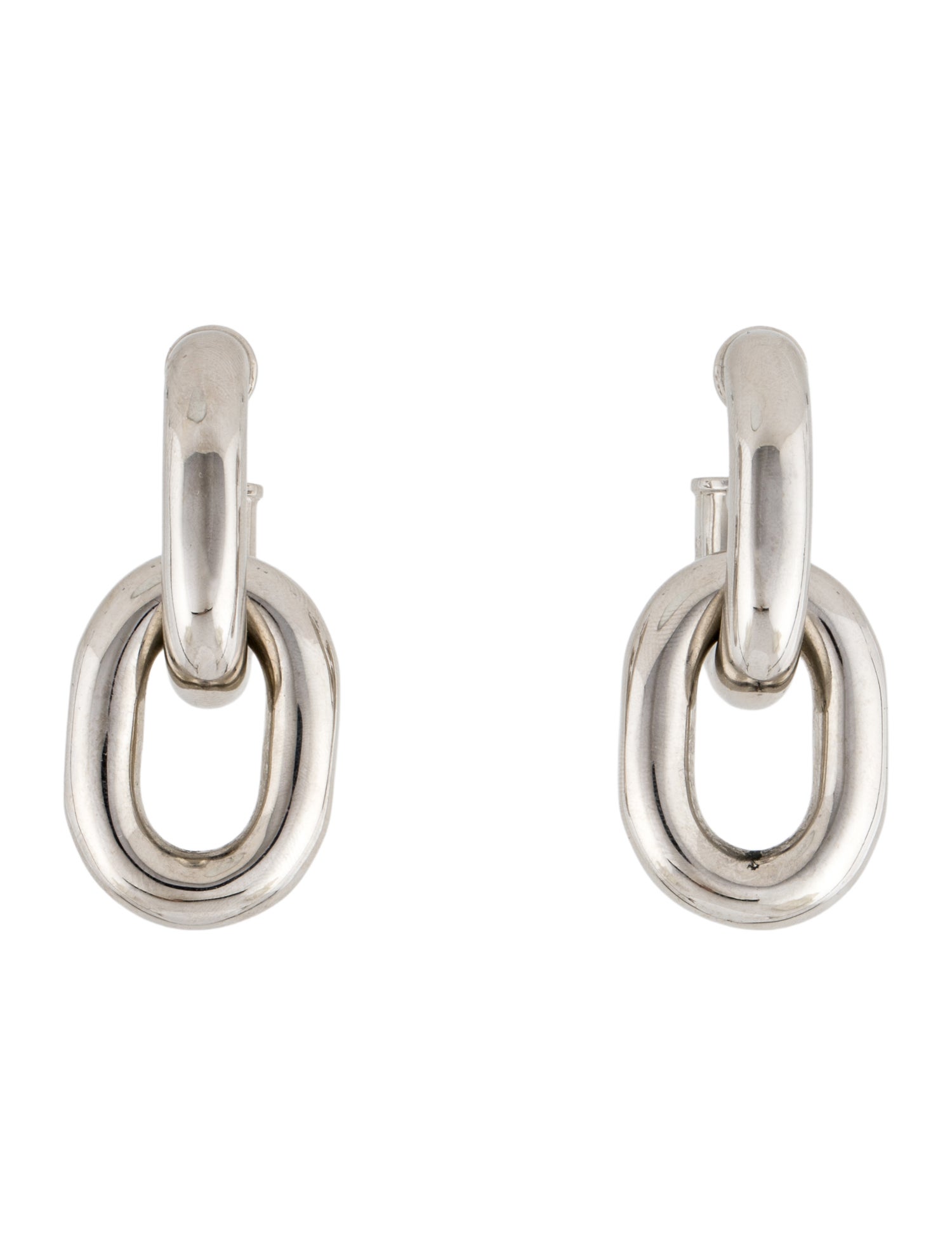 Paco Rabanne XL Chunk Link Drop Earrings