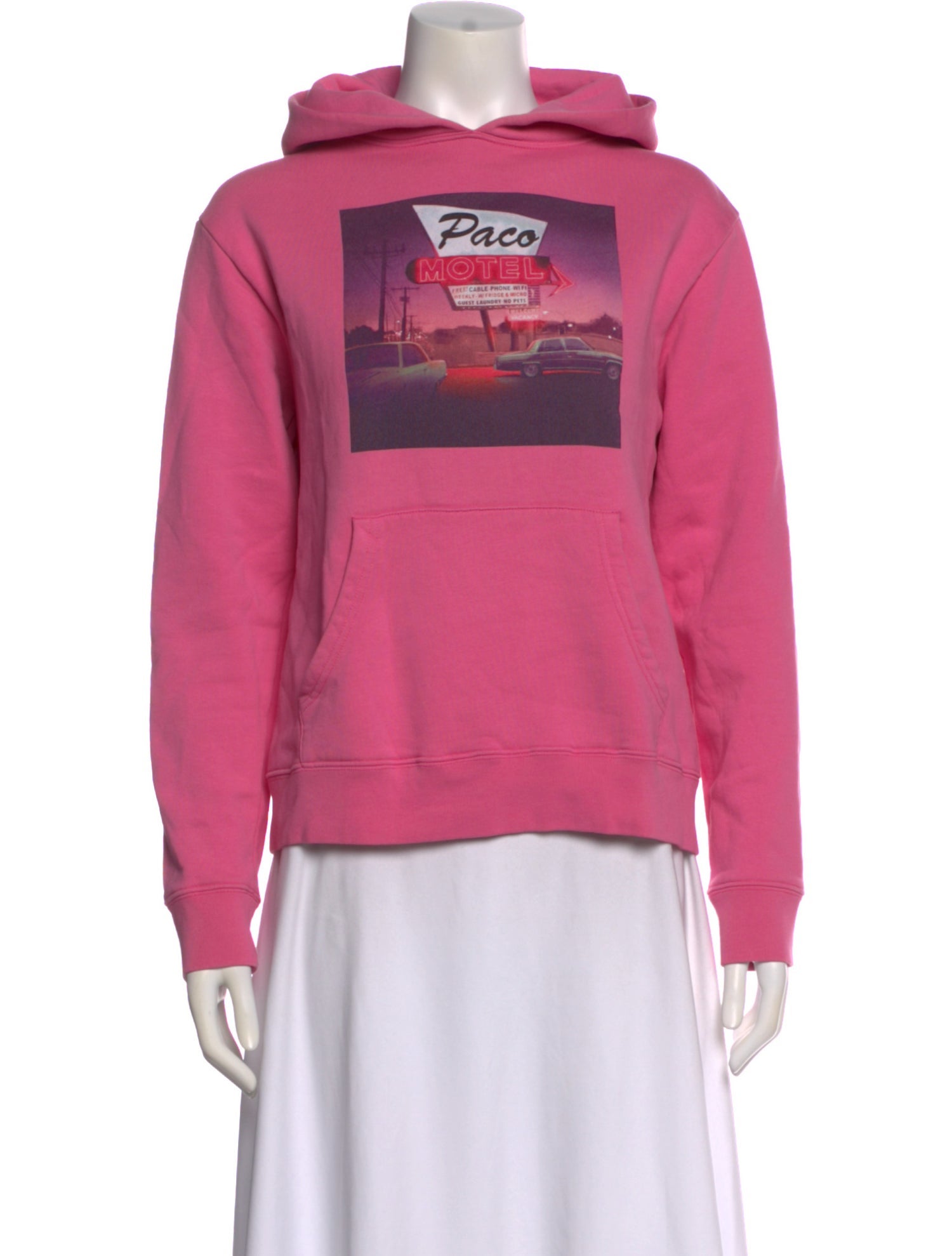 Paco Rabanne Graphic Print Crew Neck Hoodie