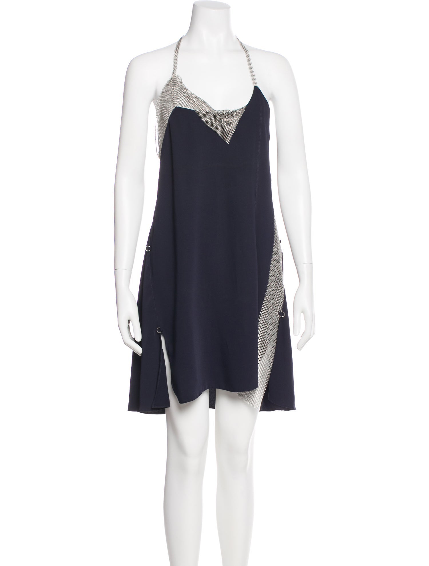 Paco Rabanne V-Neck Mini Dress