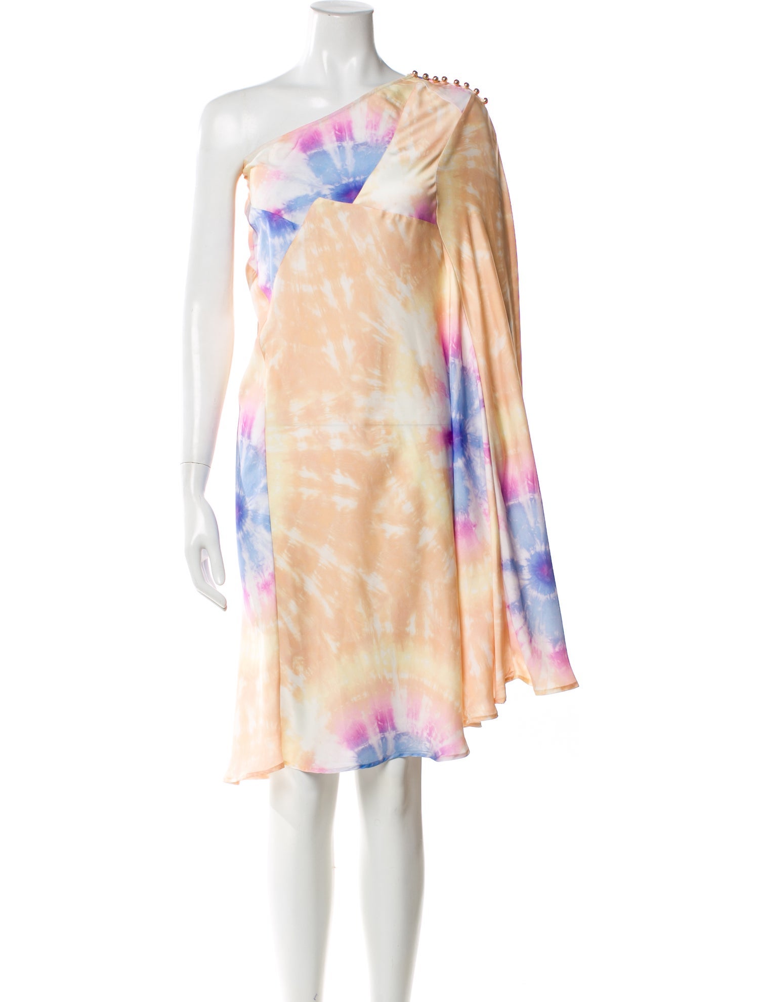 Paco Rabanne Tie-Dye Print Midi Length Skirt