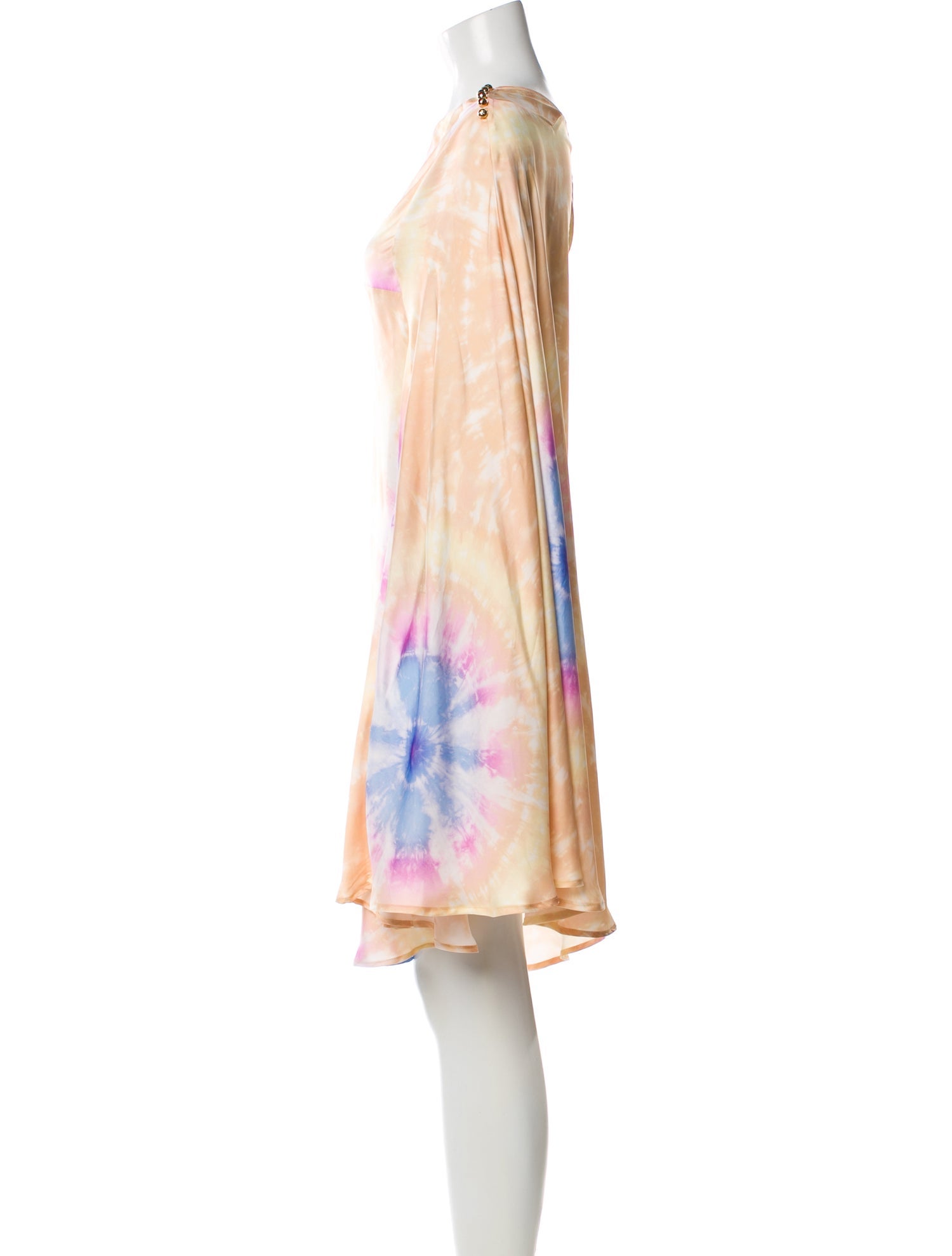 Paco Rabanne Tie-Dye Print Midi Length Skirt